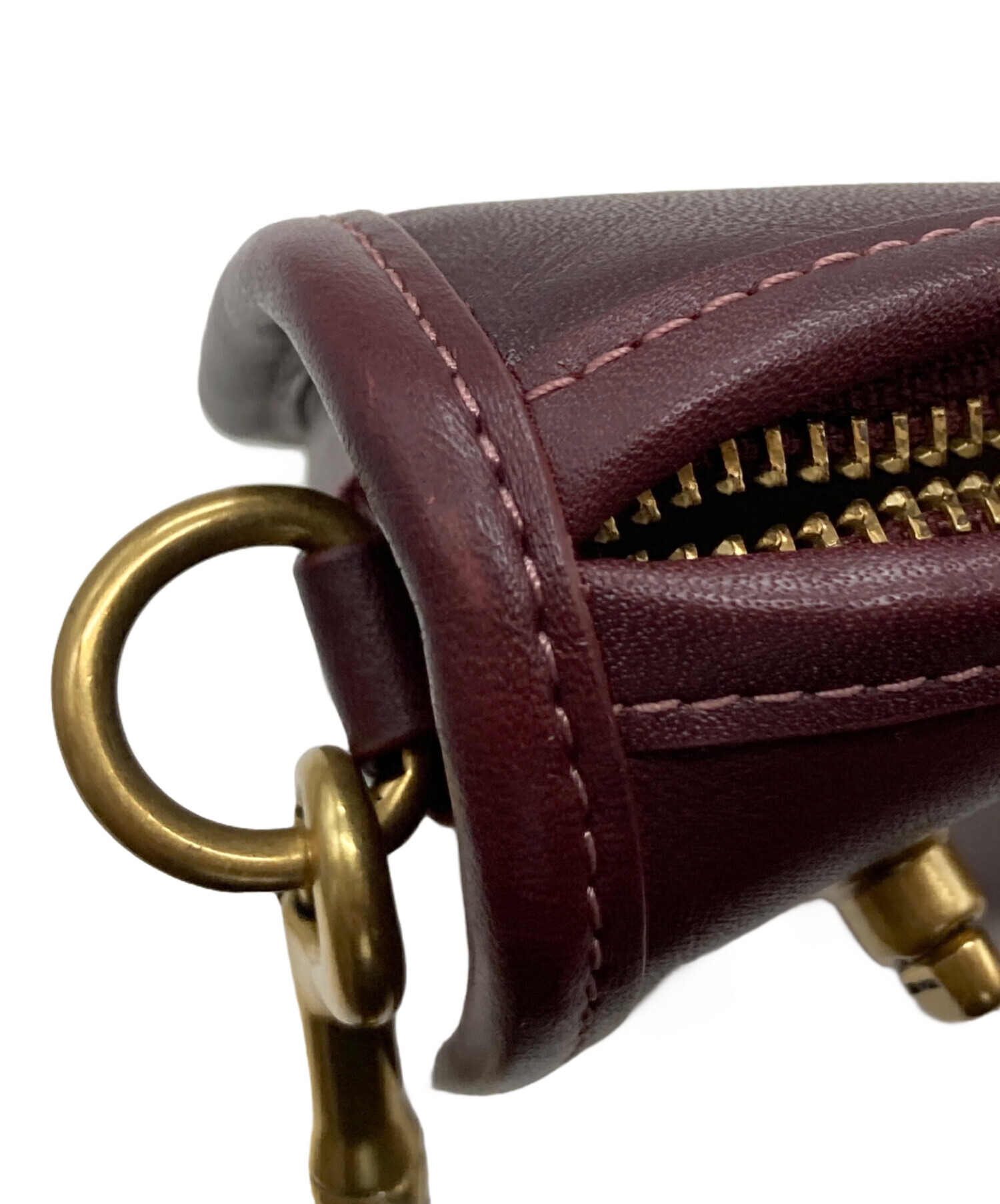 中古・古着通販】COACH (コーチ) レザーミニショルダーバッグ/コーチ