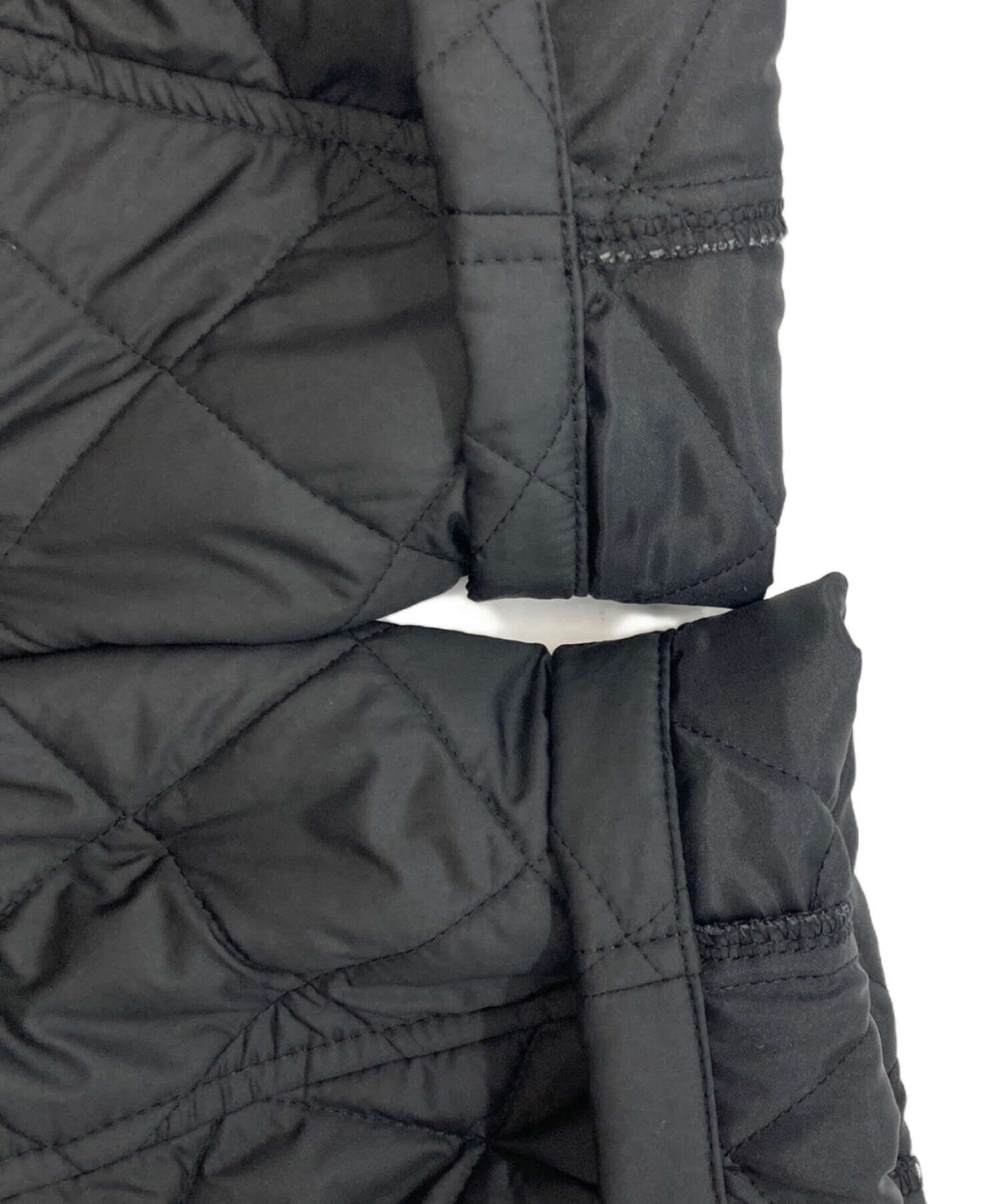 YARMO / キルティングジャケット/L/ポリエステル/BLK/YAR-22AW CO16SPS 中古・古着通販】Yarmo (ヤーモ) キルティングジャケット/ヤーモ/YAR