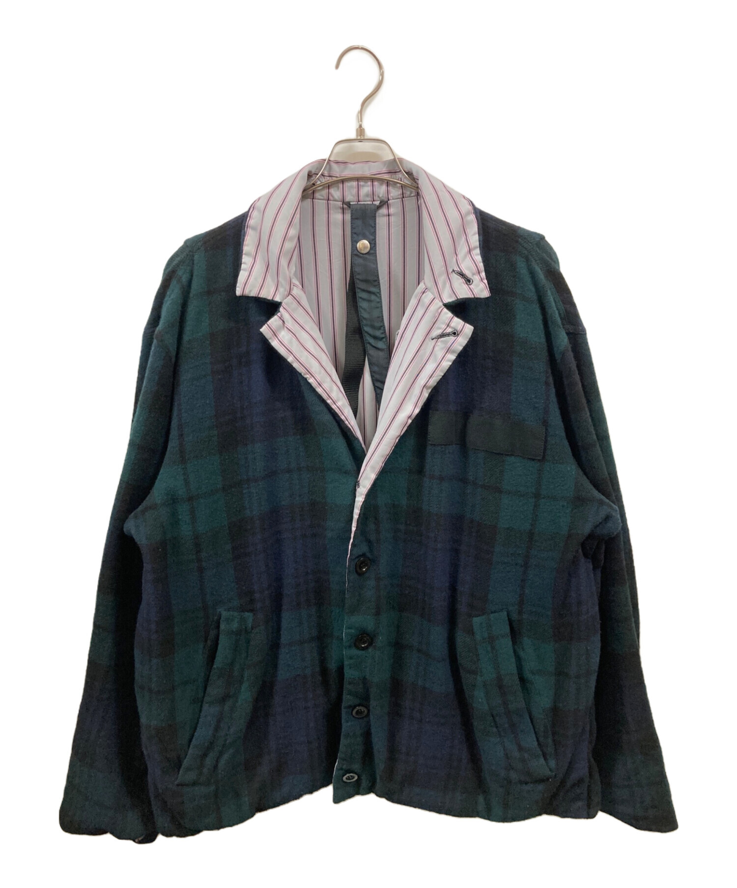 中古・古着通販】sacai (サカイ) Wool Shrivel Reversible Blouson