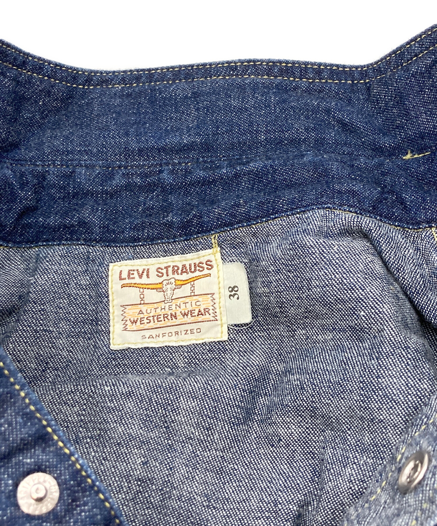 中古・古着通販】LEVI'S (リーバイス) ロングホーンウエスタンシャツ