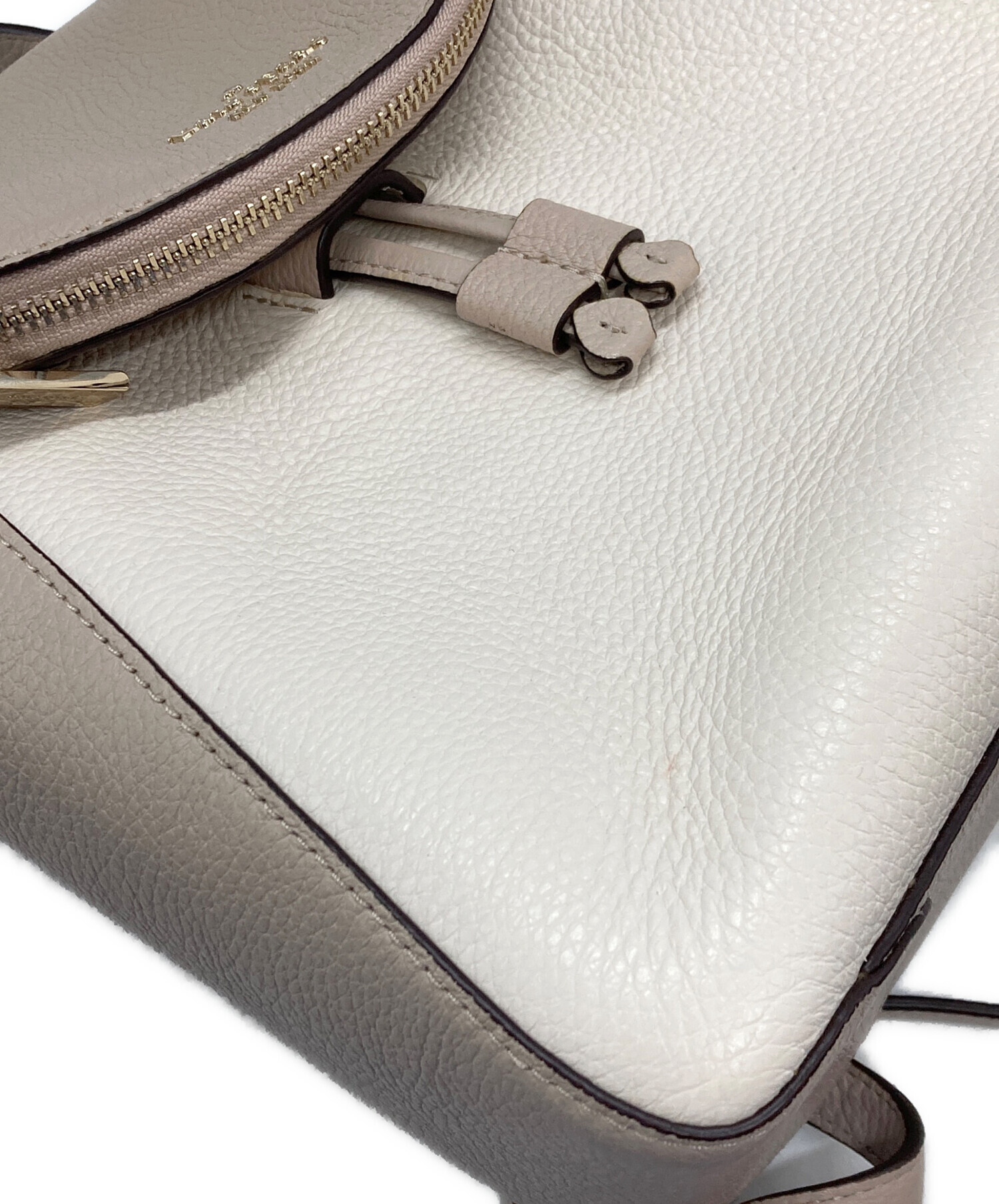 kate spade レザーリュックサック ホワイト 中古・古着通販】Kate 