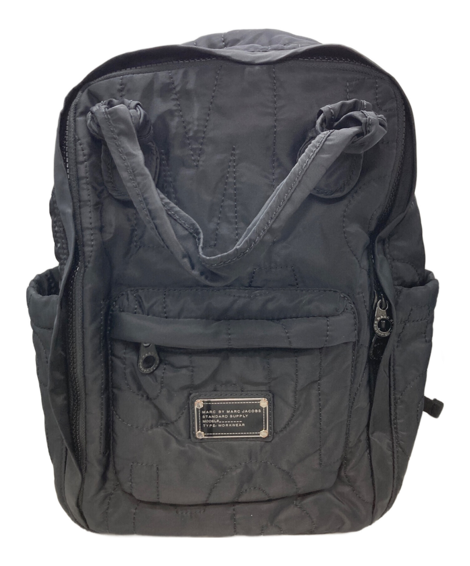 【未使用】MARC JACOBS ブラック　バックパック　リュック MARC JACOBS デイバック リュック THE BIKER NYLON LARGE BACKPACK/ザ