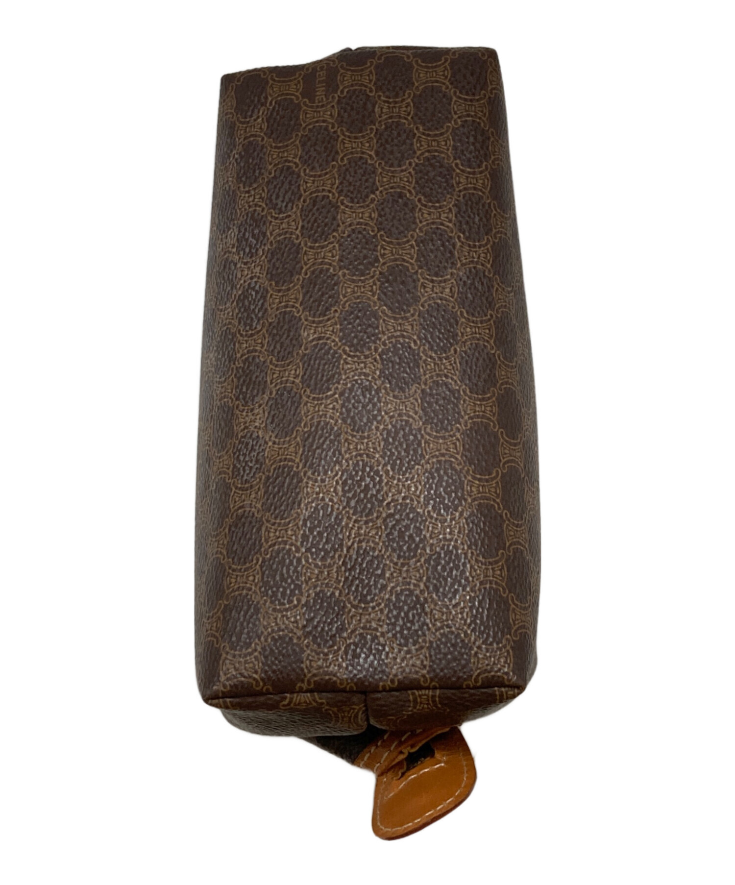 中古・古着通販】CELINE (セリーヌ) マカダム柄ポーチ ブラウン サイズ