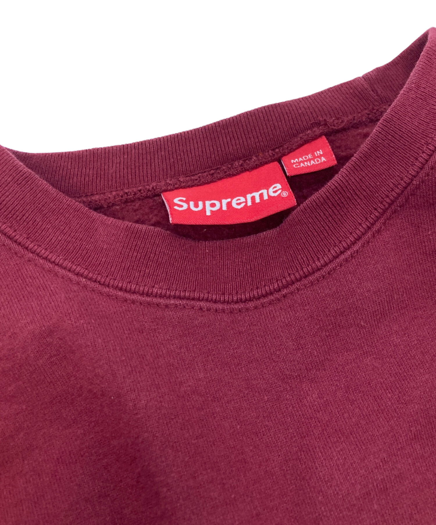 中古・古着通販】SUPREME (シュプリーム) Box Logo Crewneck Cardinal