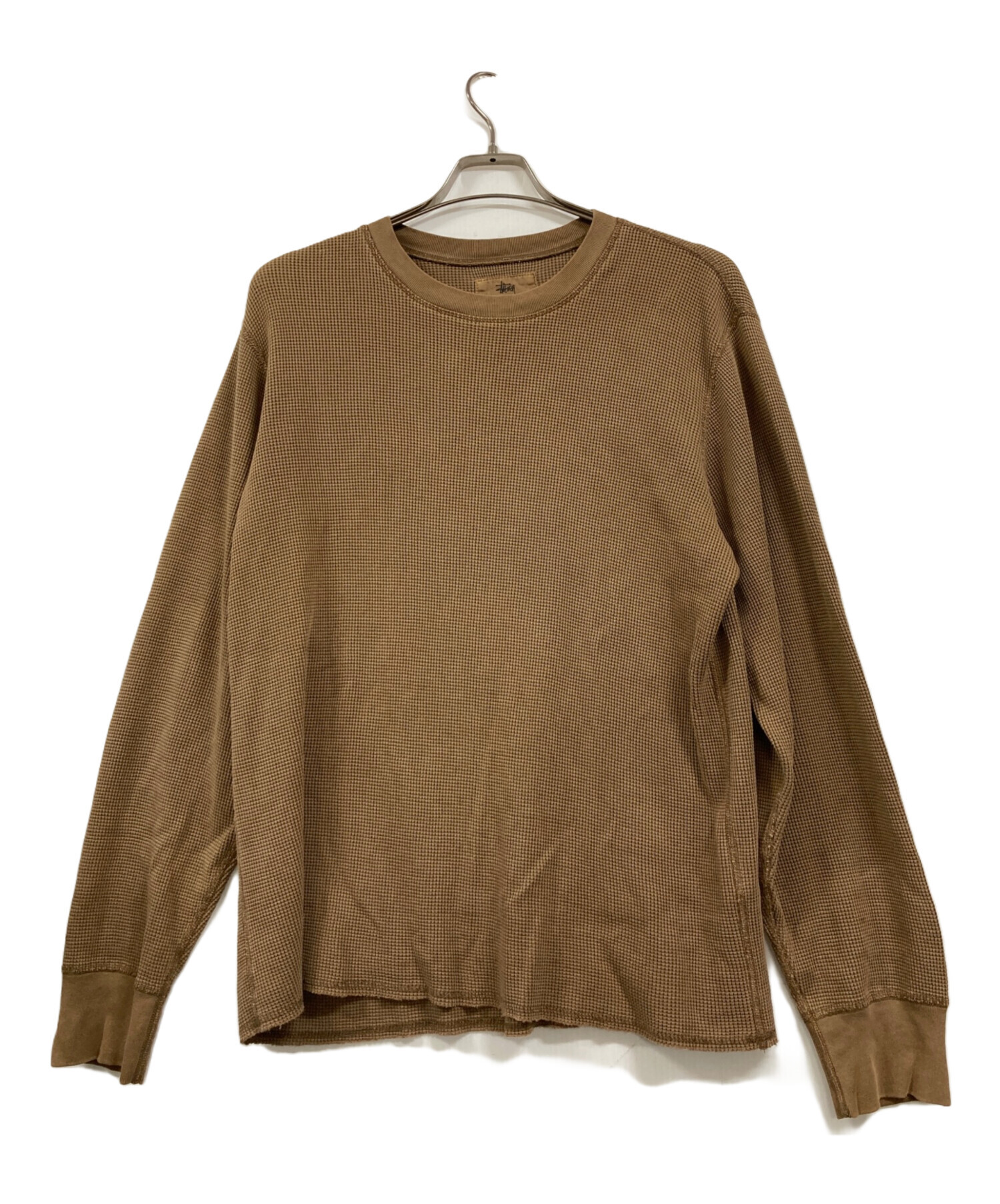 STUSSY / GARMENT DYED LS THERMAL/M/コットン/PNK/1140369 中古・古着通販】stussy (ステューシー) GARMENT DYED LS THERMAL
