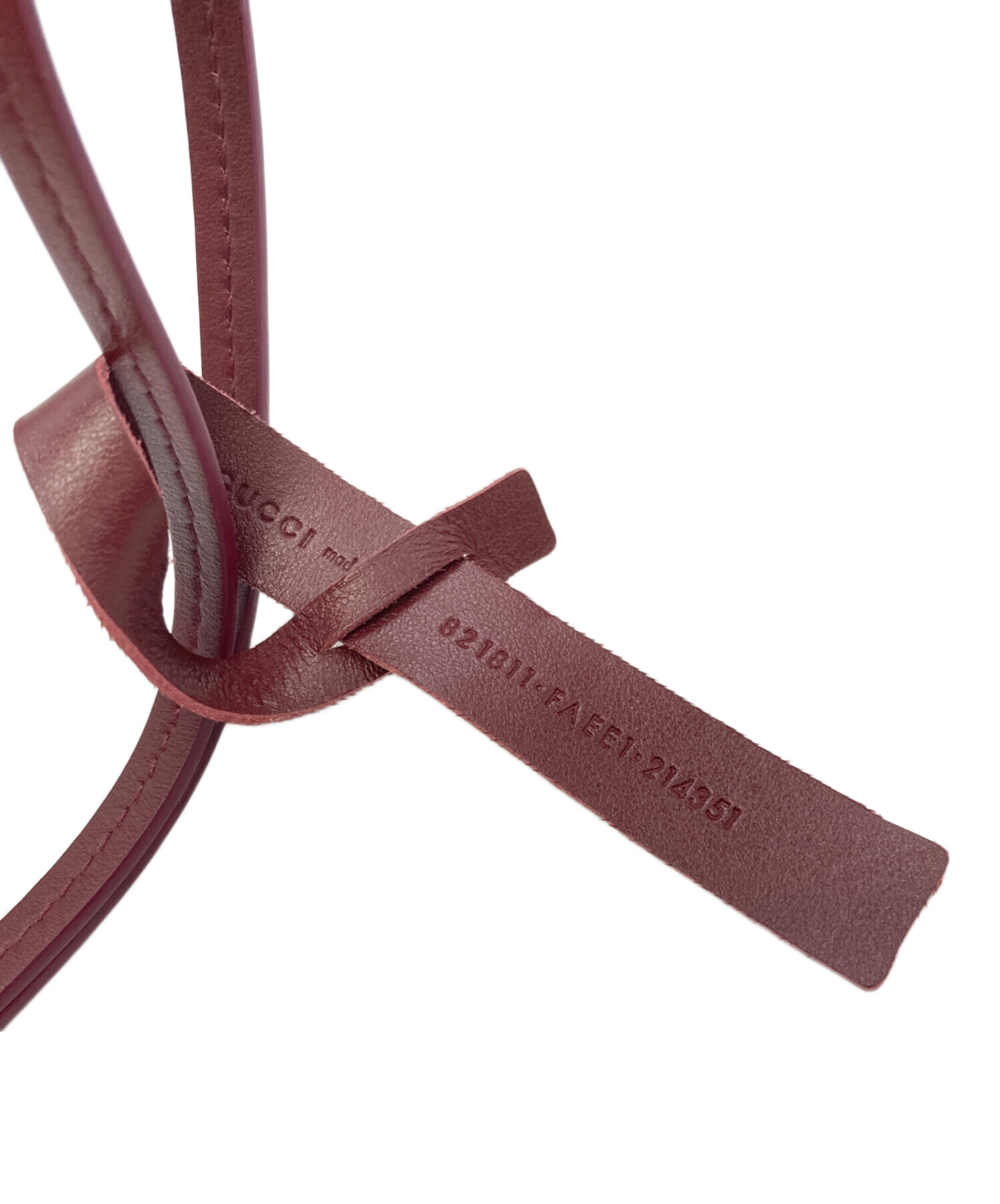 中古・古着通販】GUCCI (グッチ) パンダ シェイプ バッグ チャーム