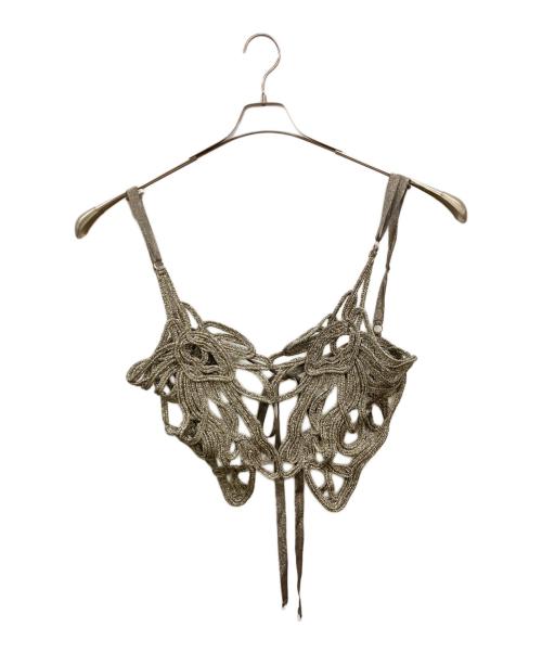 中古・古着通販】mukasa (ムカサ) Embroidery Metalic Camisole/ムカサ