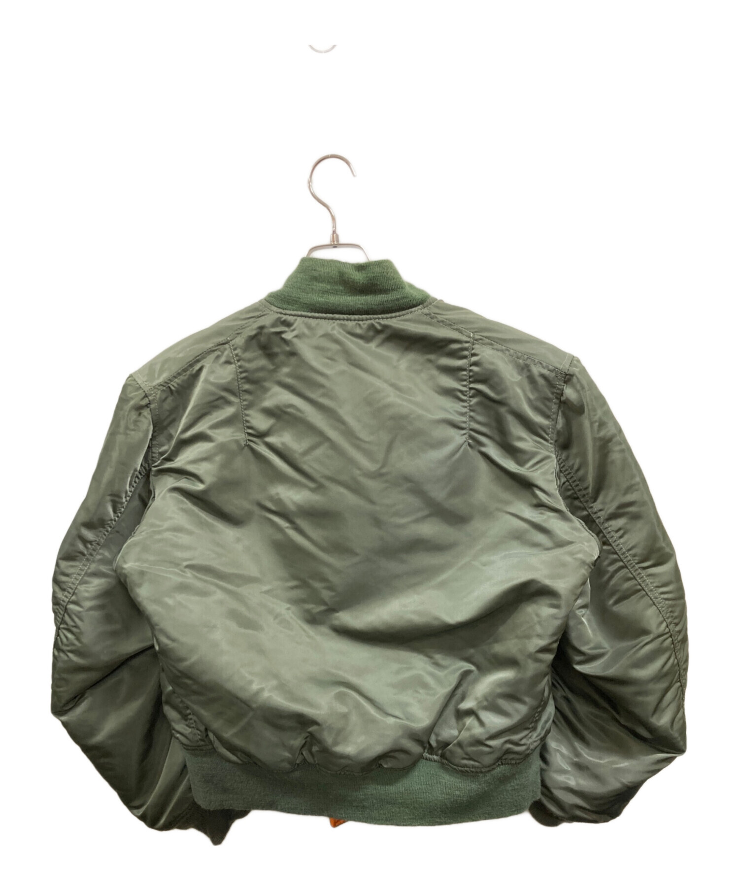 90s ALPHA アルファ MA-1 IDEAL J-82790J 難あり ALPHA MA-1 USA製 IDEALジッパー MIL-J-82790J アルファ ALPHA MIL-J