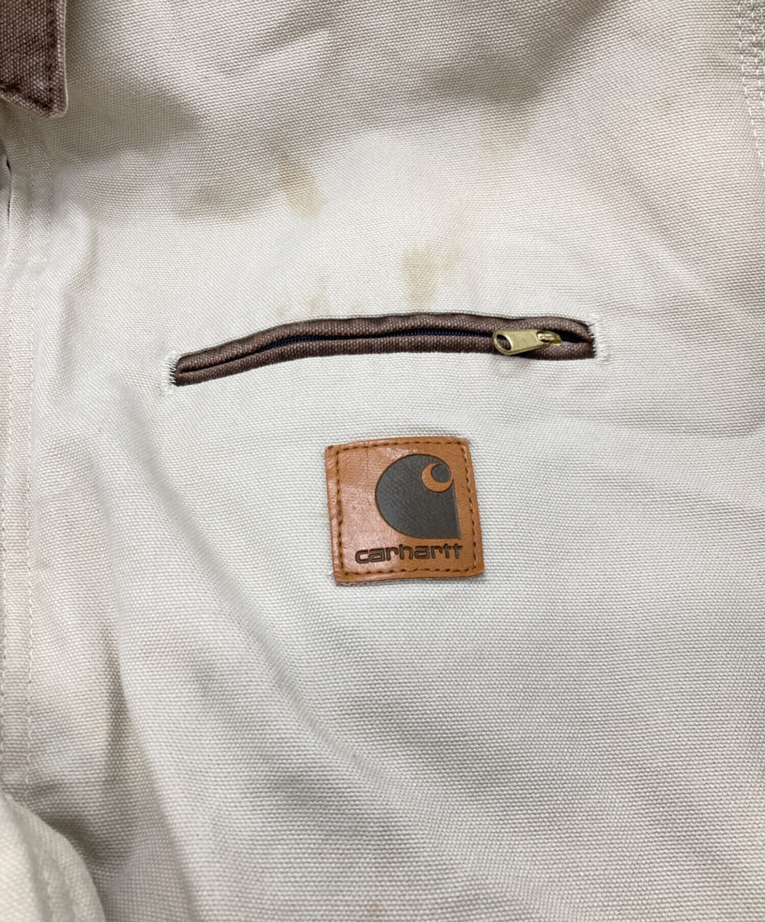 Carhartt デトロイトジャケット L J76STN ストーン 白系 Carhartt デトロイトジャケット L J76STN ストーン 白系｜Yahoo!フリマ
