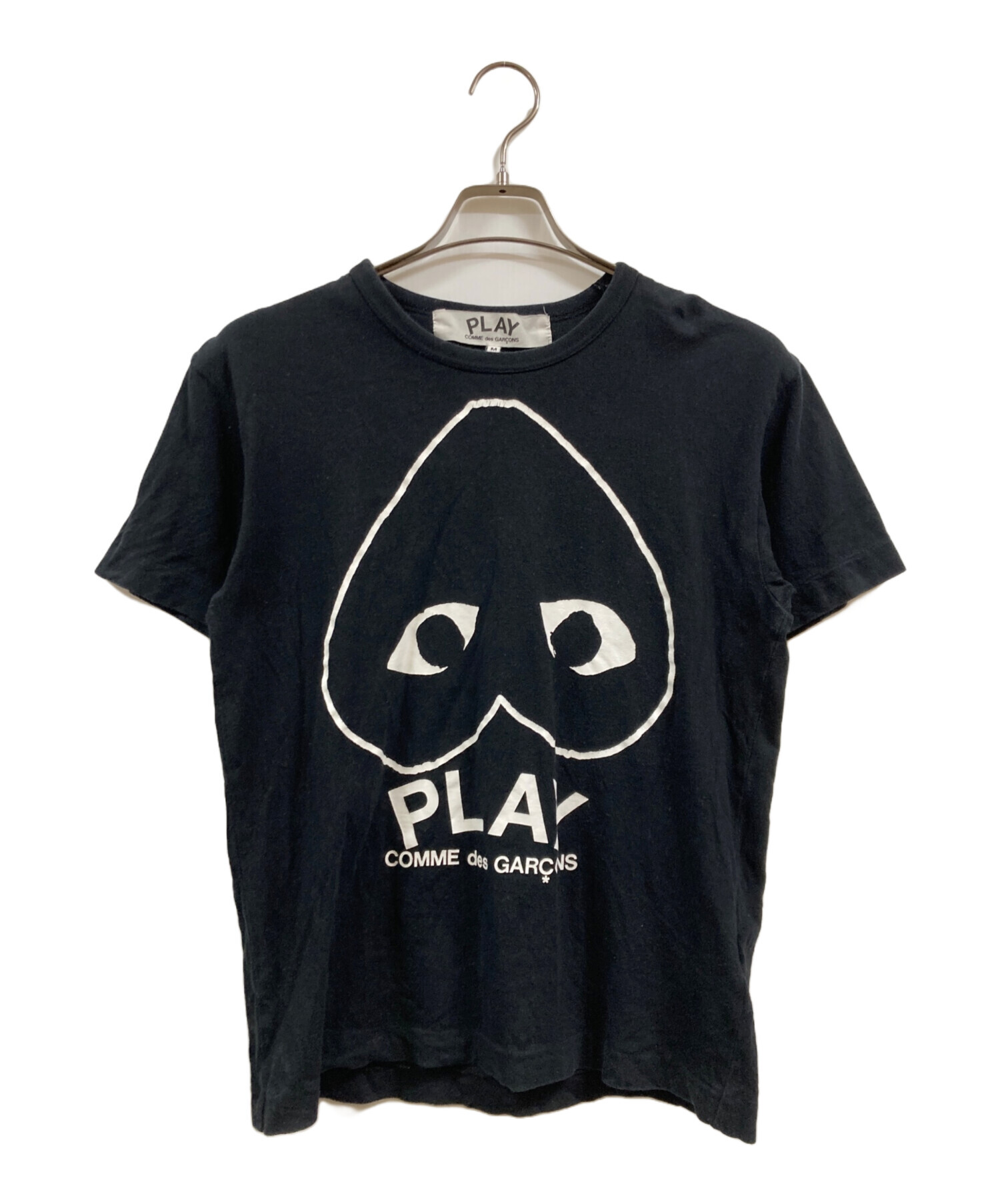 PLAY COMME des GARCONS Tシャツ・カットソー M 黒 【古着】【中古】【送料無料】 COMME des GARCONS Tシャツ・カットソー M 黒 【古着】【中古】【送料