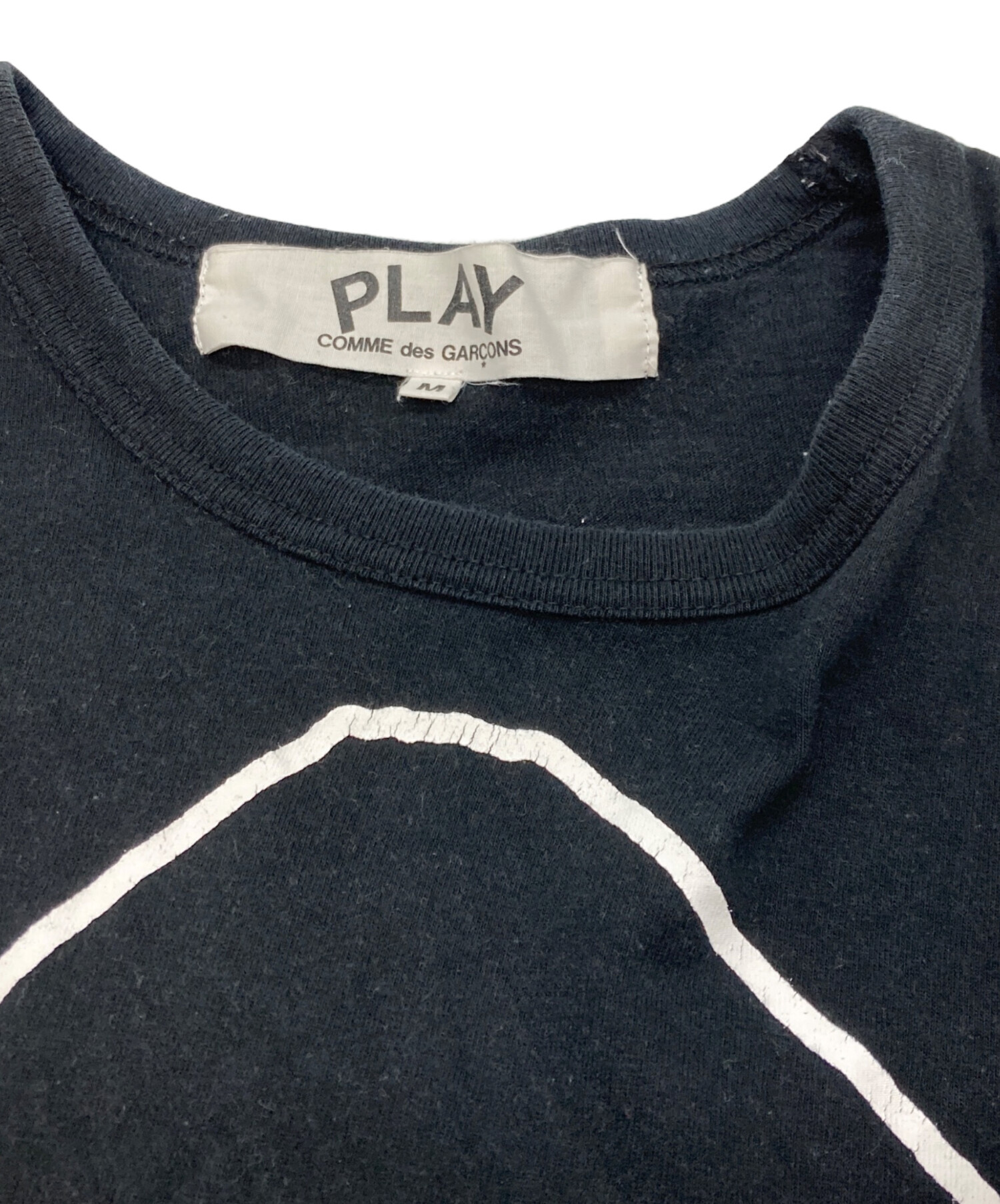 PLAY COMME des GARCONS Tシャツ・カットソー S 【古着】【中古】 PLAY COMME des GARCONS Tシャツ・カットソー メンズ プレイ