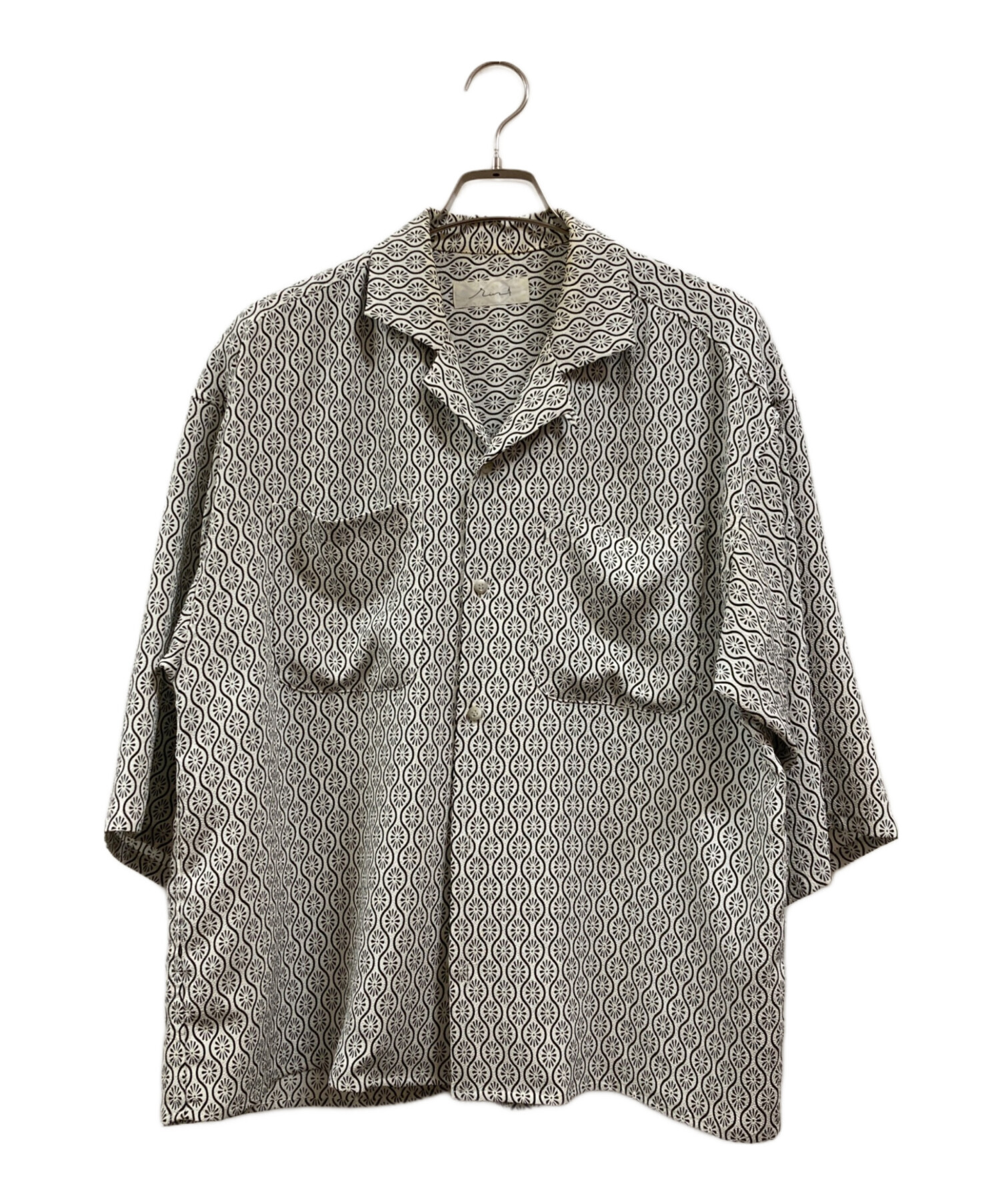 中古・古着通販】rin onffo (リン オンフ) オープンカラーシャツ 