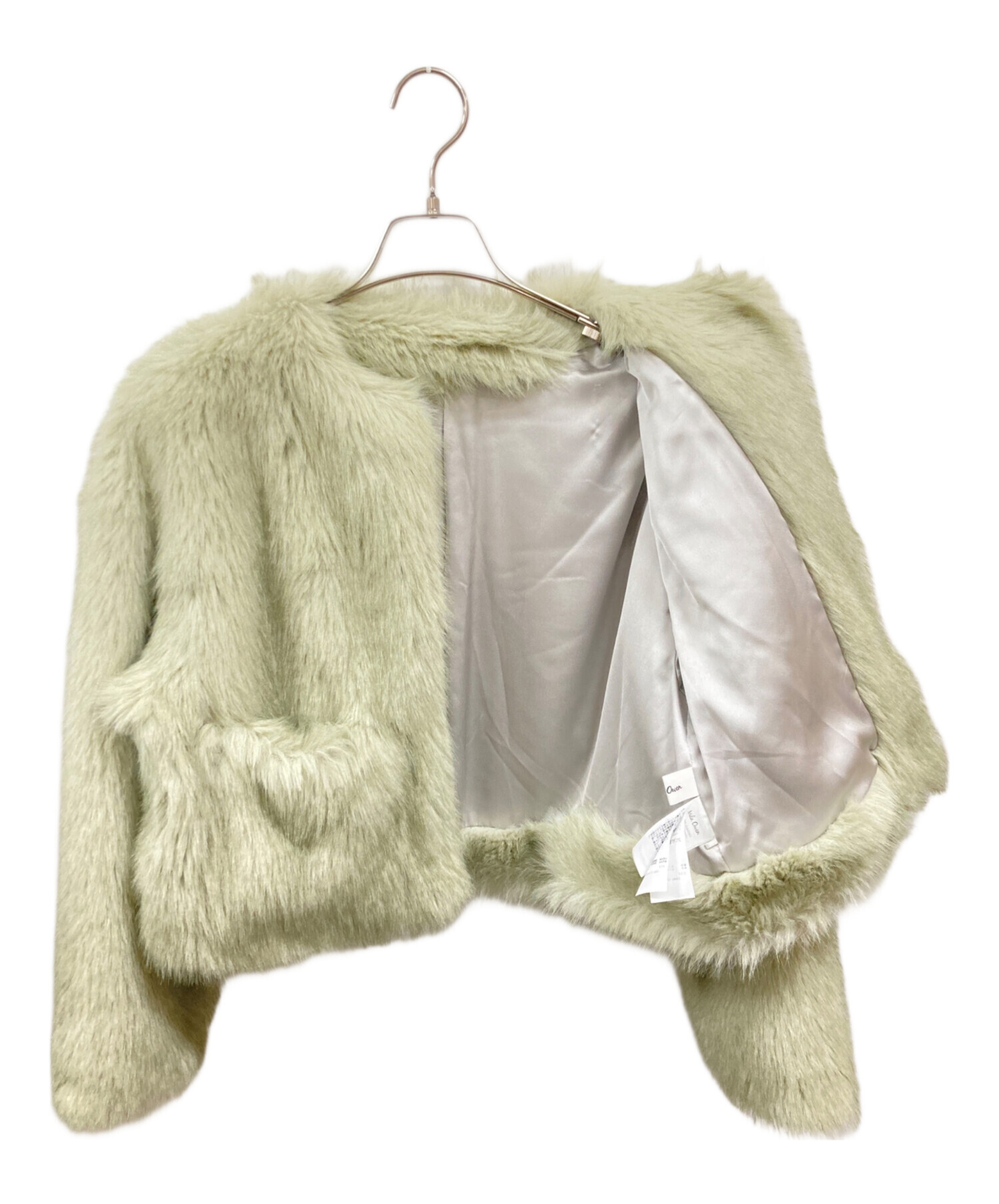 【新品】ミラオーウェン　クロップドファージャケット Mila Owen（ミラオーウェン）の「クロップドファージャケット