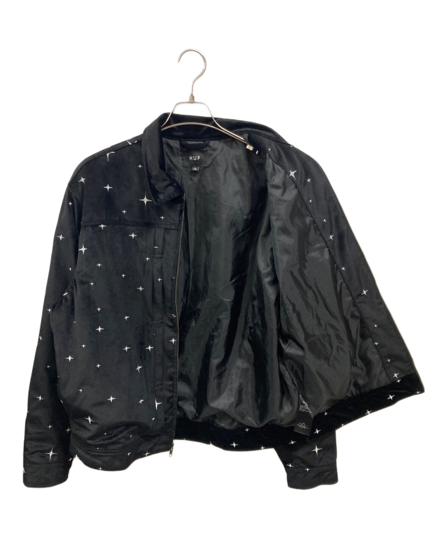 中古・古着通販】HUF (ハフ) GALAXY VELVET TRUCKER JACKET ハフ