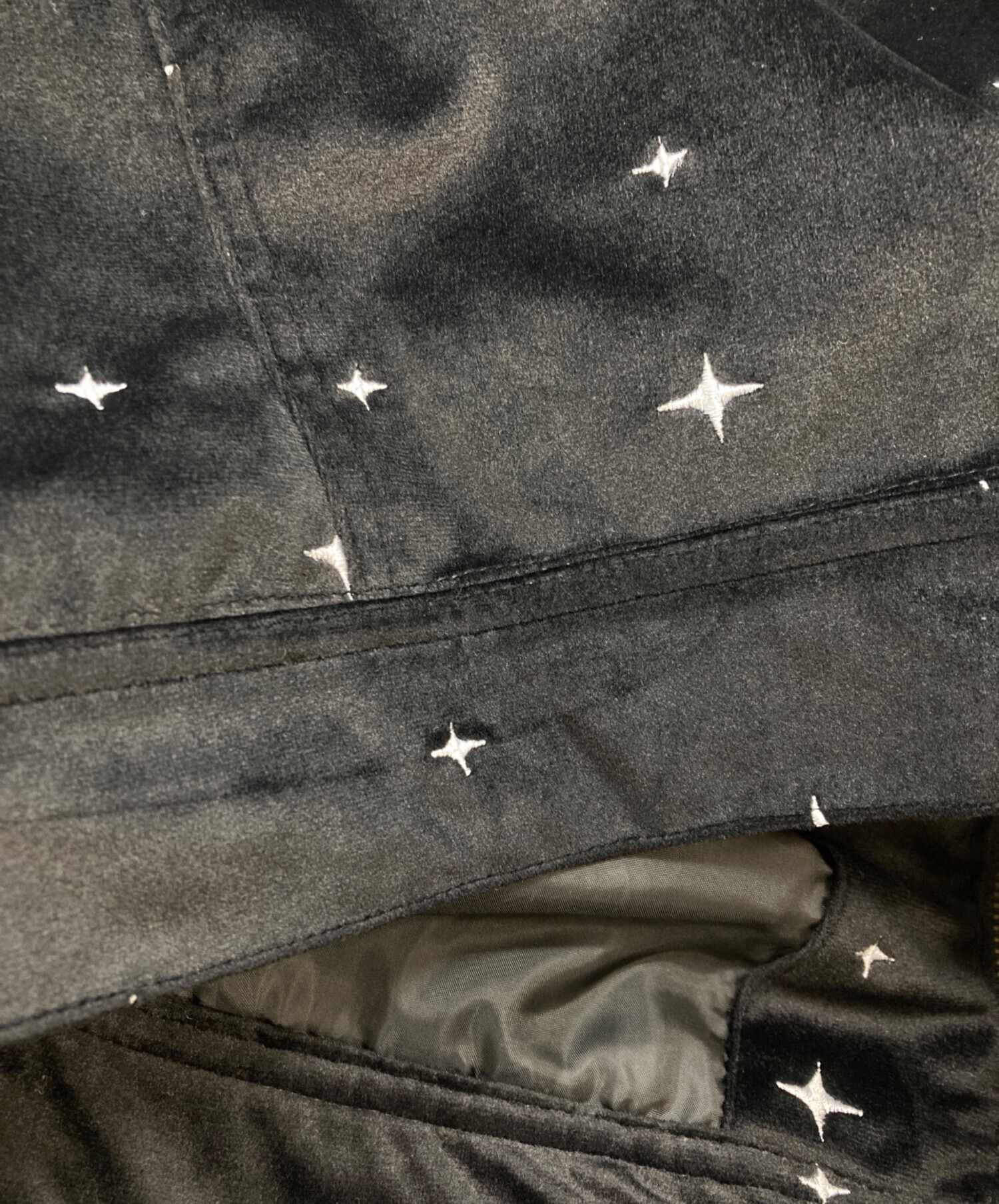 中古・古着通販】HUF (ハフ) GALAXY VELVET TRUCKER JACKET ハフ