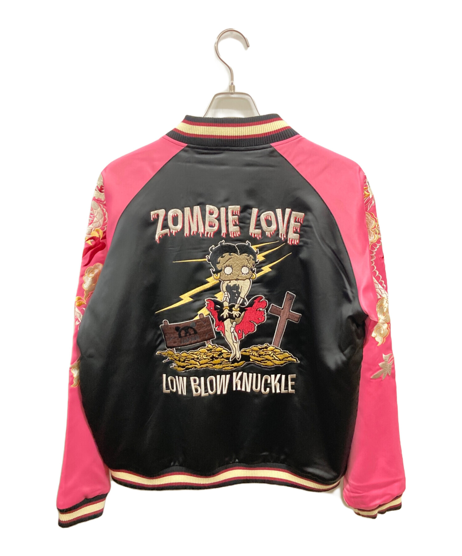 LOWBLOW KNUCKLE×Betty Boop zombie スカジャン BETTY BOOP（ベティ・ブープ）の「LOWBLOW KNUCKLE / ローブロー