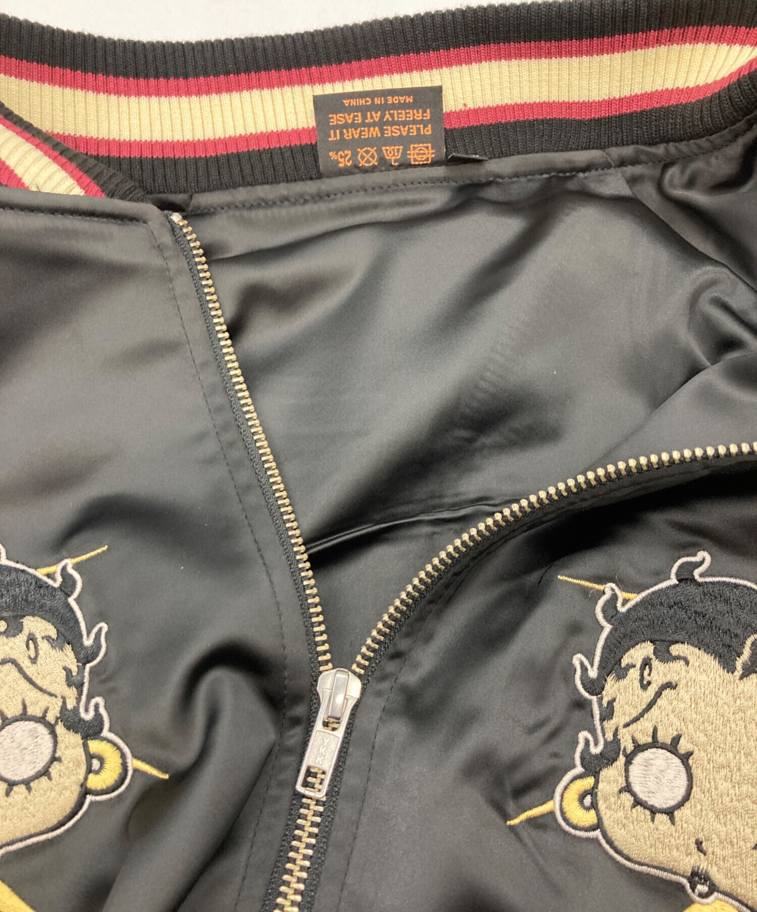 LowBlowKnuckle　スカジャン　XL　Betty Boop　B4227 中古・古着通販】LowBlowKnuckle (ロウブロウナックル) BETTY BOOP