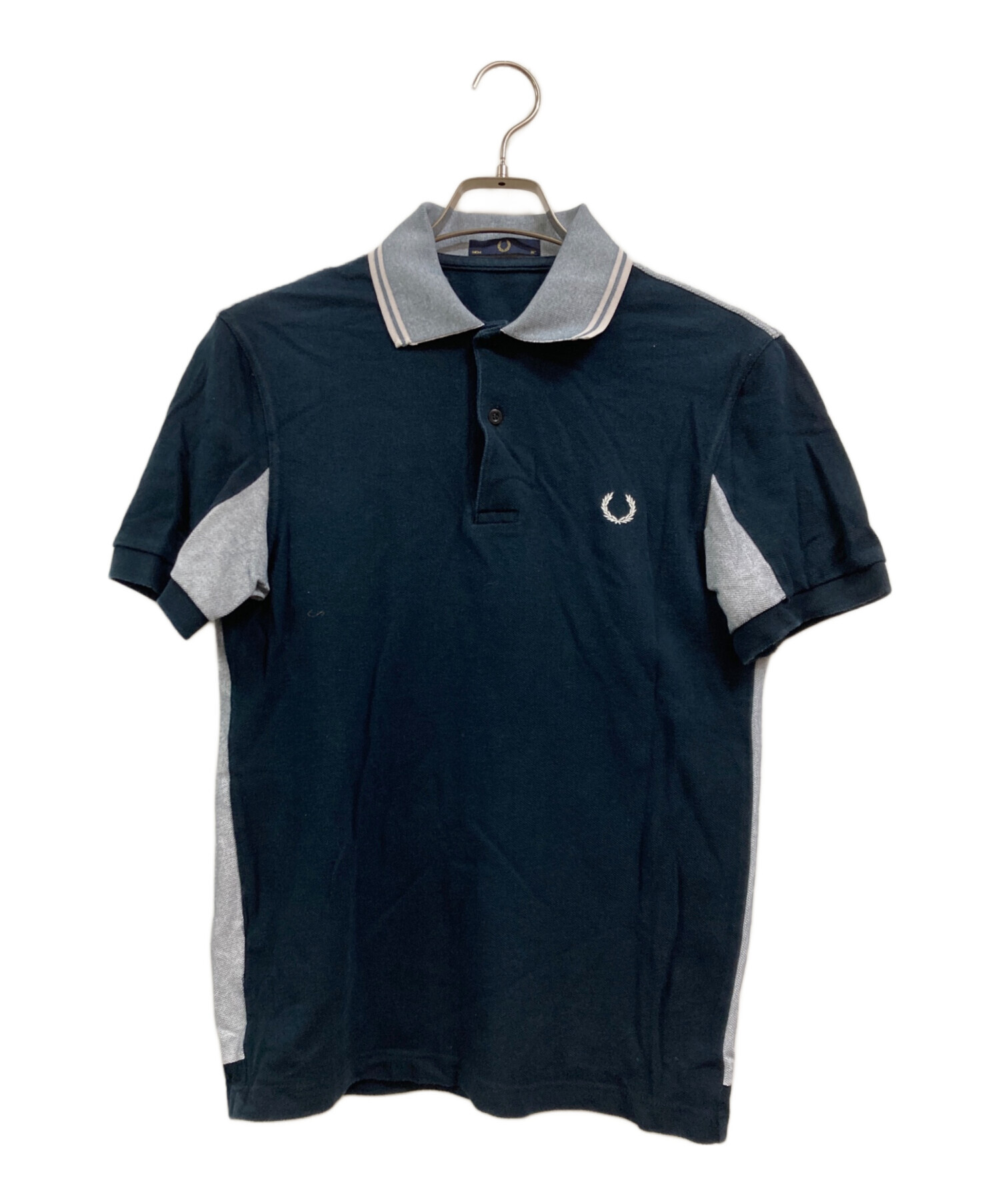 FRED PERRY ネイビー ポロシャツ Sサイズ 中古・古着通販】FRED PERRY (フレッドペリー) ポロシャツ ネイビー