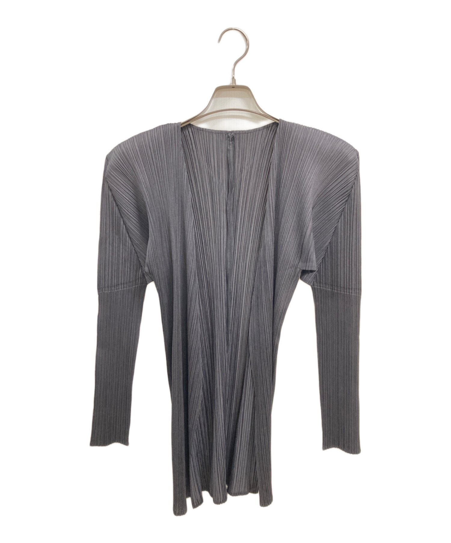 PLEATS PLEASE プリーツ カーディガン 3 中古・古着通販】PLEATS PLEASE (プリーツプリーズ) プリーツ加工