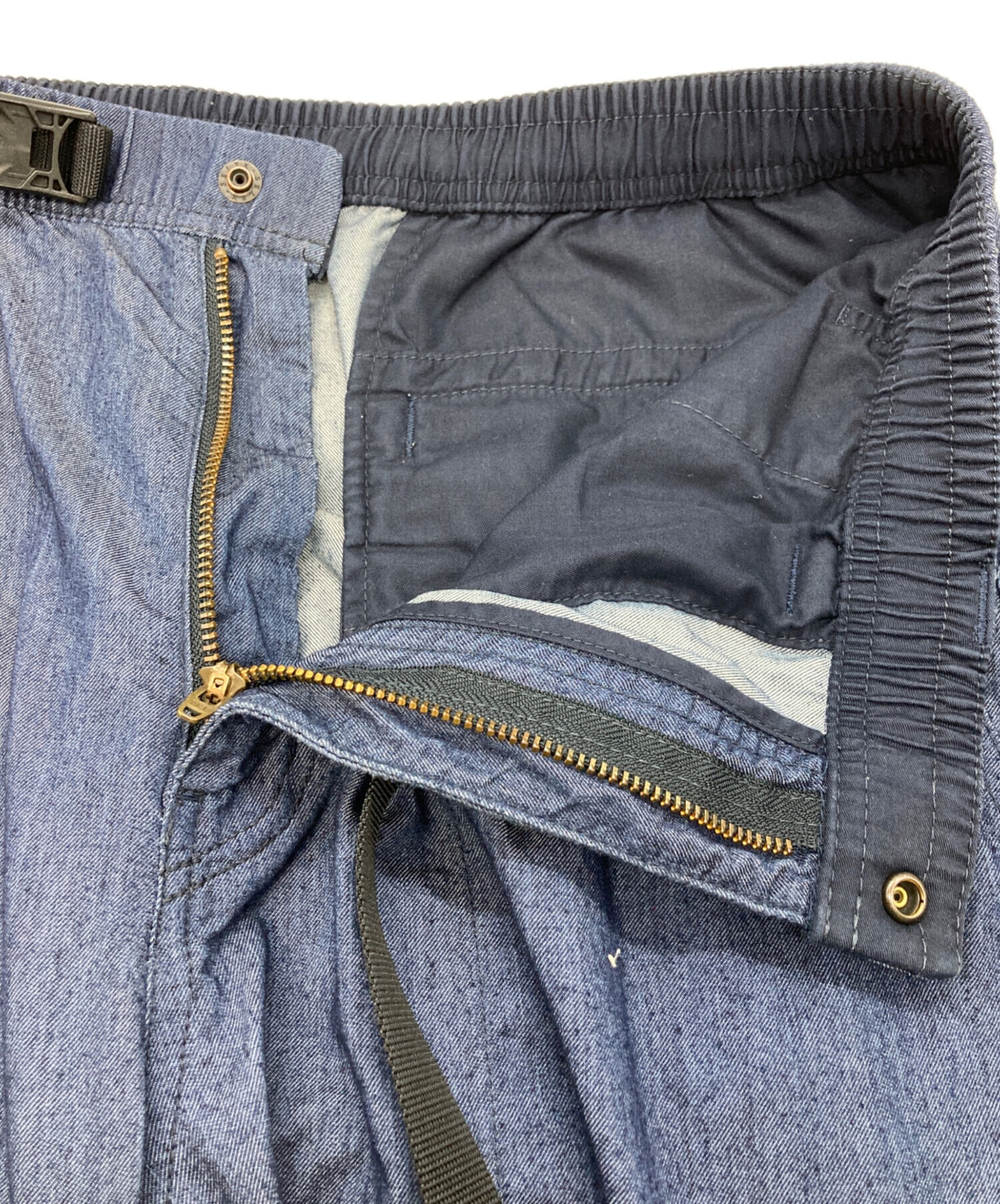 新品！ノースフェイス　ナイロンデニムパンツ　ネイビー　WM 中古・古着通販】THE NORTH FACE (ザ ノース フェイス) Nylon