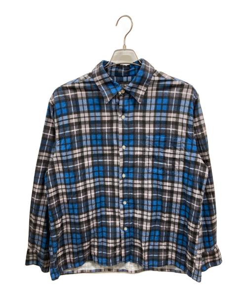 WACKO MARIA チェック柄ネルシャツ 中古・古着通販】WACKO MARIA (ワコマリア) チェックネルシャツ