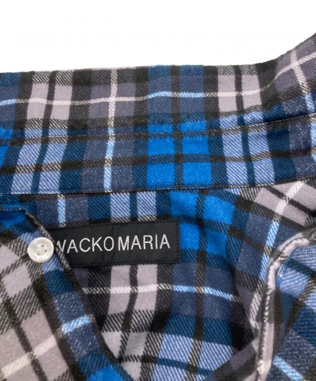 ワコマリア青黒チェックネルシャツ 新宿伊勢丹メンズ館購入 ワコマリア青黒チェックネルシャツ 新宿伊勢丹メンズ館購入 ワコマリア