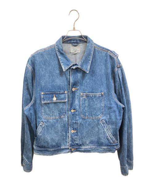 ポロラルフローレン　デニムドリズラージャケット（古着） 90's Polo Ralph Lauren Flannel Lined Denim Swing Top XL