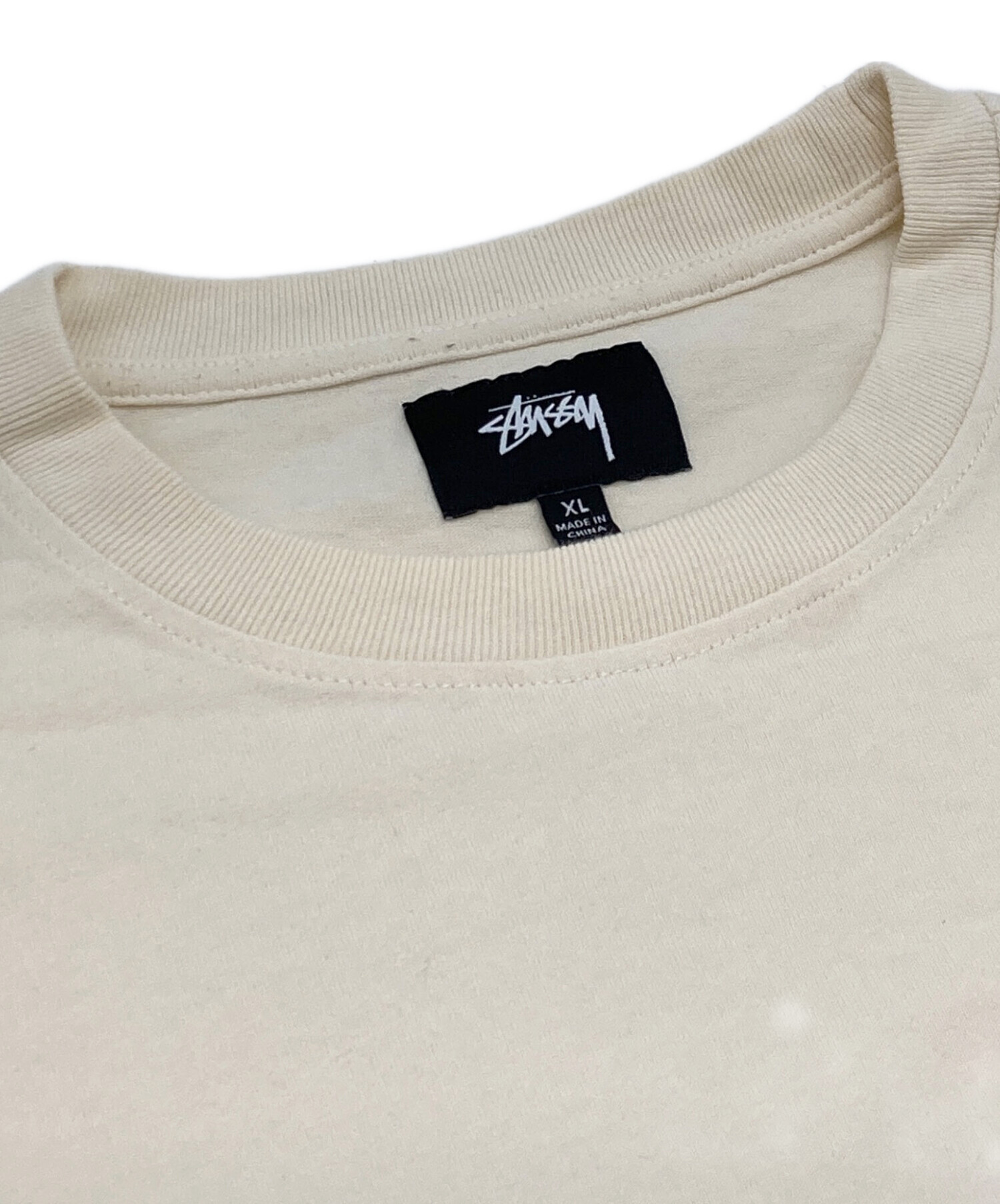 中古・古着通販】stussy (ステューシー) ポケットTシャツ アイボリー 