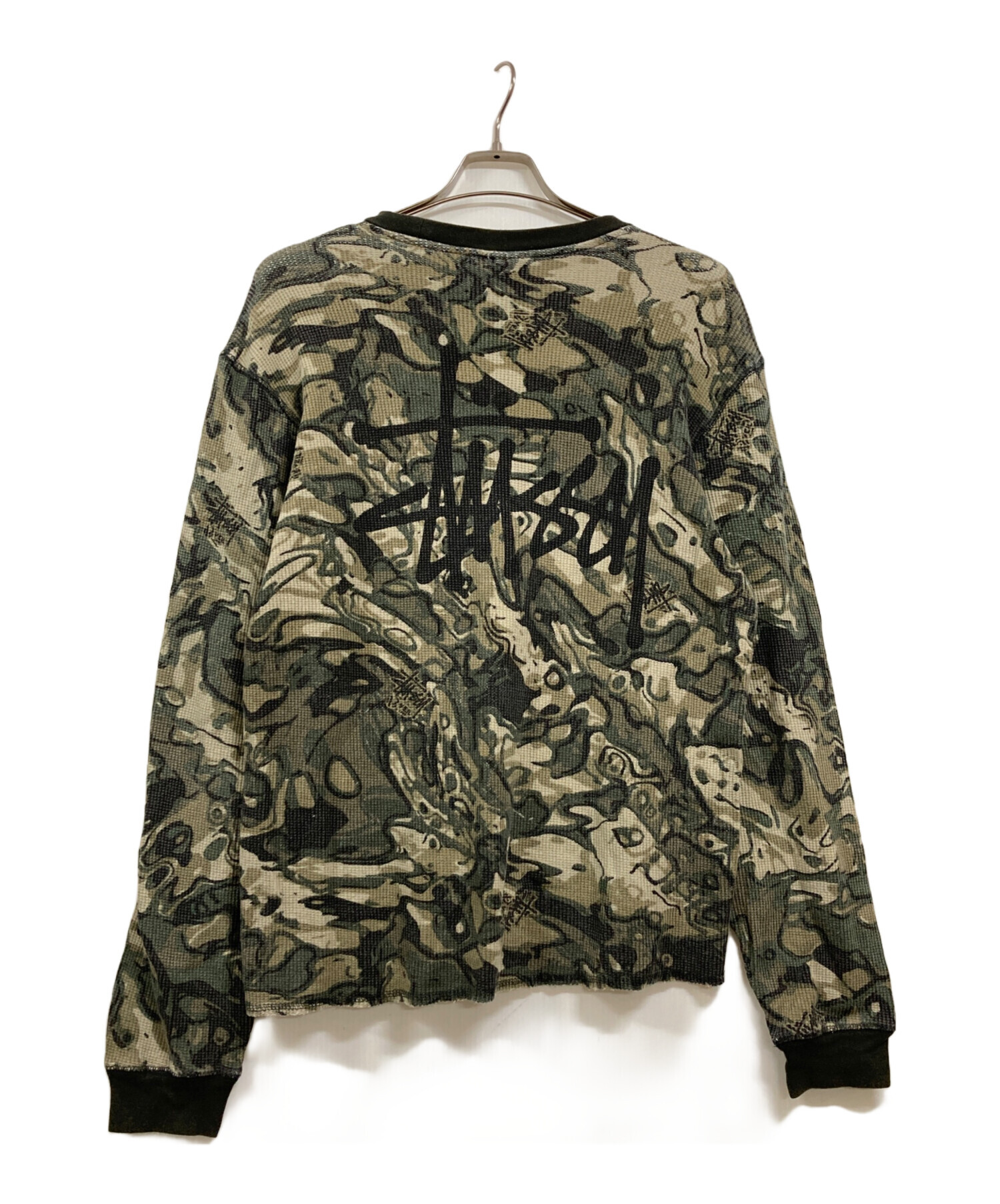太*明様 STUSSY カモフラージュ サーマル　Tシャツ 太*明様 STUSSY カモフラージュ サーマル Tシャツ Stussy ステューシー