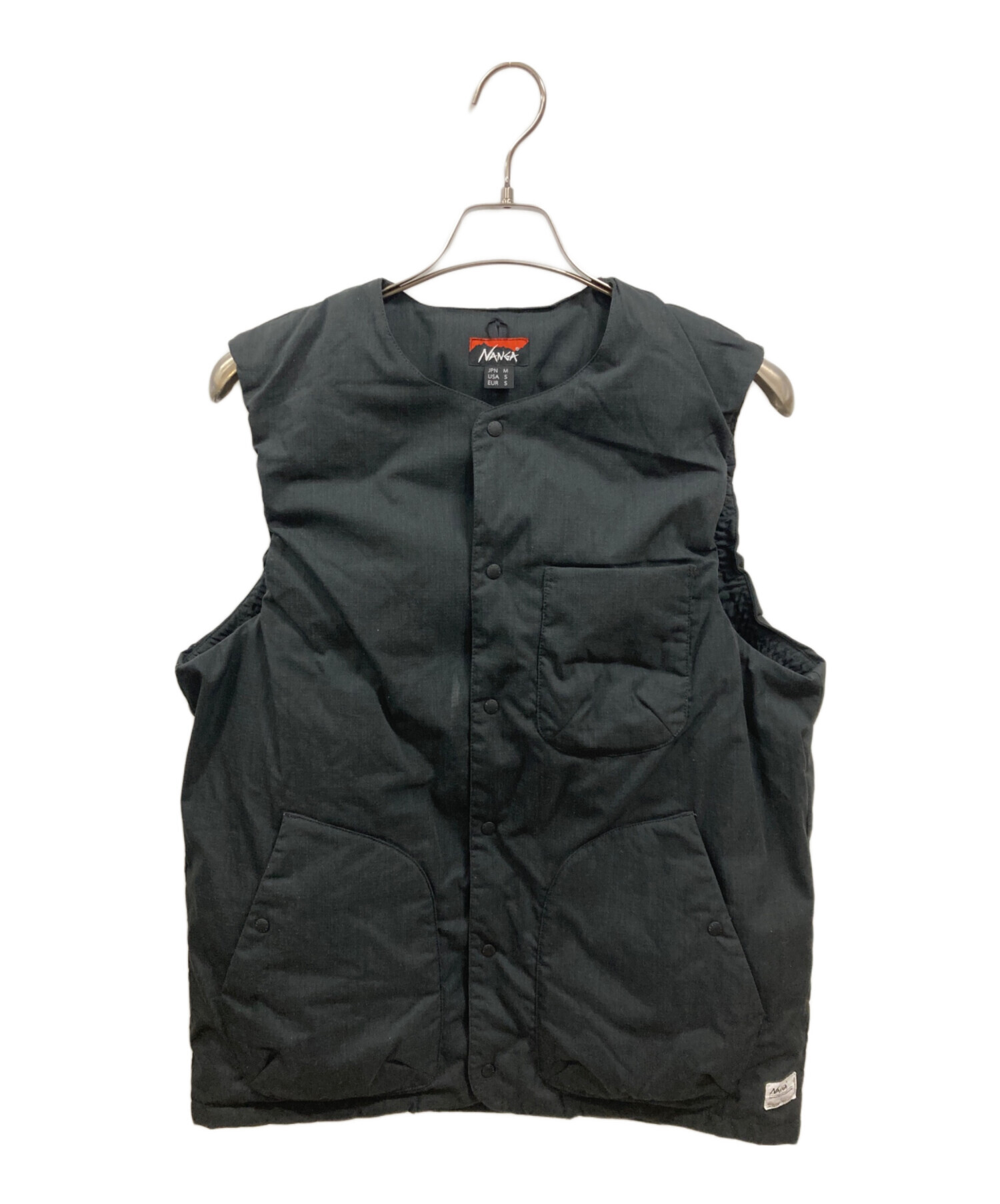 中古・古着通販】NANGA (ナンガ) ダウンベスト グレー サイズ:M 