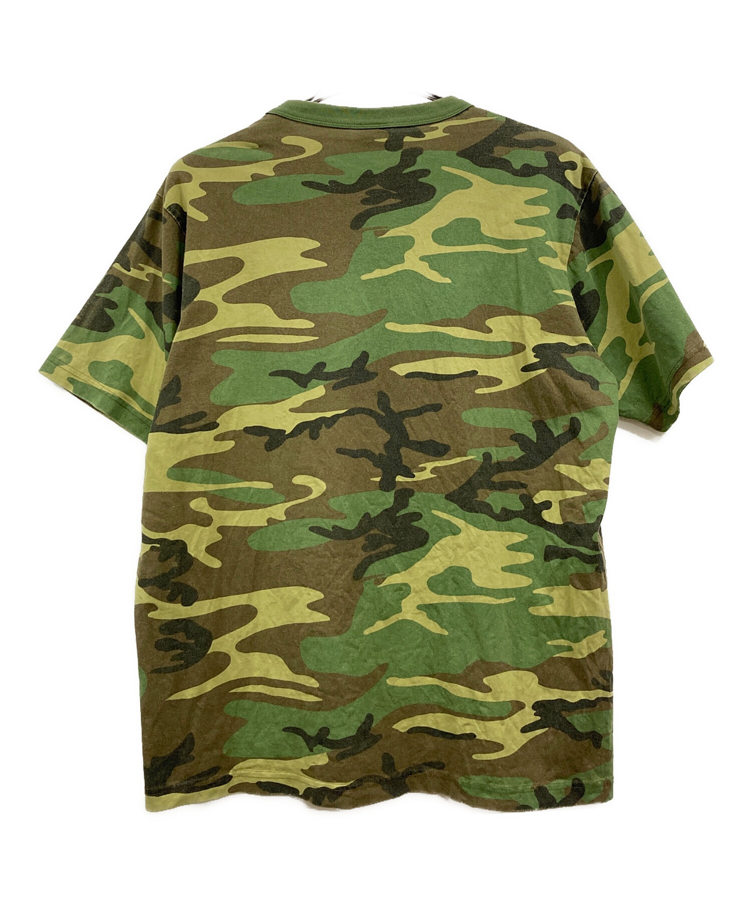 STUSSY 迷彩 ロングスリーブTシャツ 中古・古着通販】stussy (ステューシー) stussy sports 迷彩T オリーブ