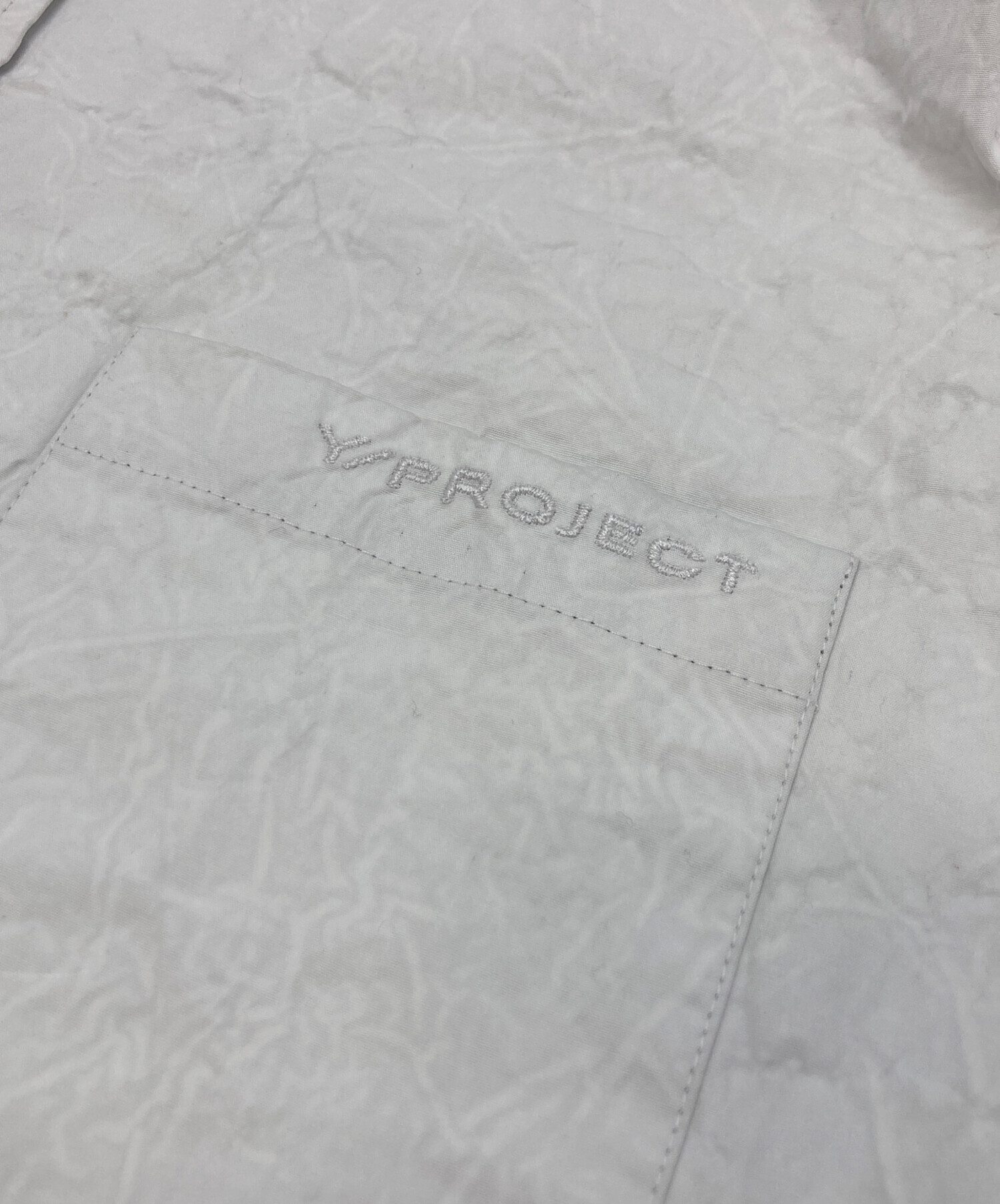 中古・古着通販】Y/PROJECT (ワイ プロジェクト) ホワイトスクランチ 