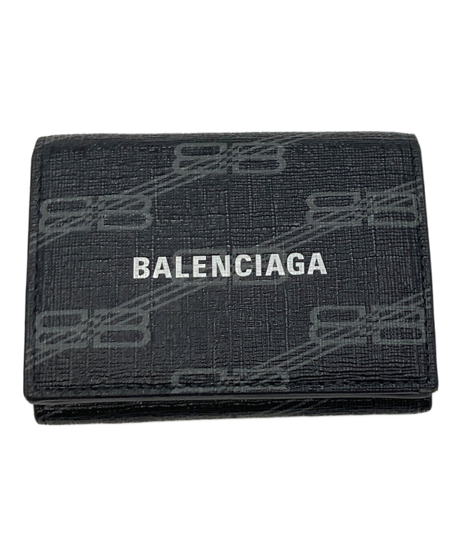中古・古着通販】BALENCIAGA (バレンシアガ) BBロゴ三つ折り財布