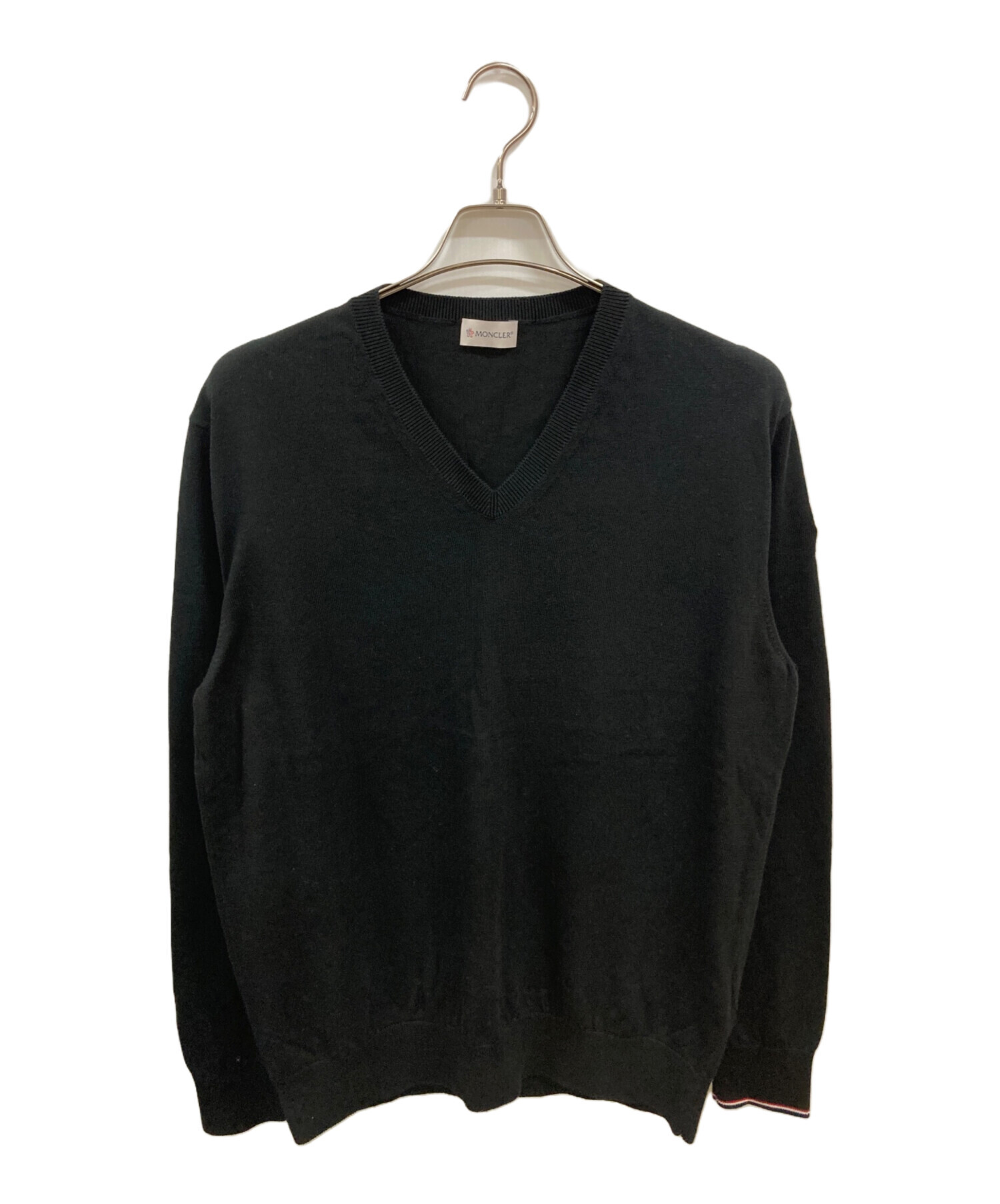 中古・古着通販】MONCLER (モンクレール) SCOLLOニット ブラック