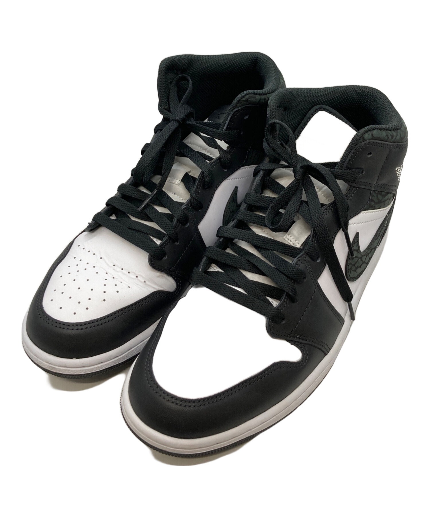 中古・古着通販】NIKE (ナイキ) AIR JORDAN 1 MID SE ブラック サイズ 