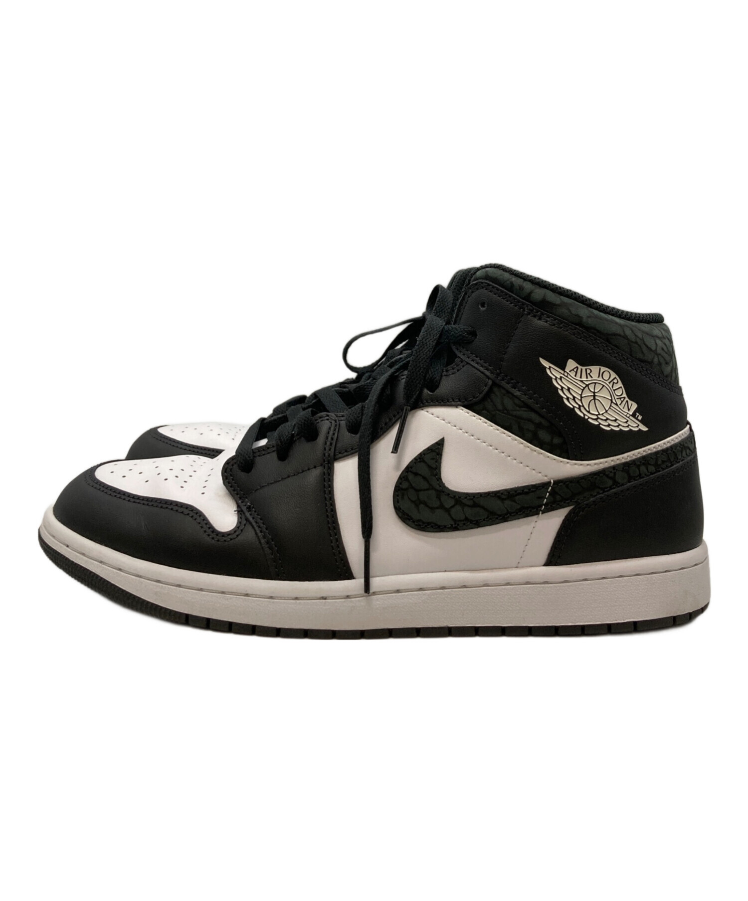 中古・古着通販】NIKE (ナイキ) AIR JORDAN 1 MID SE ブラック サイズ 