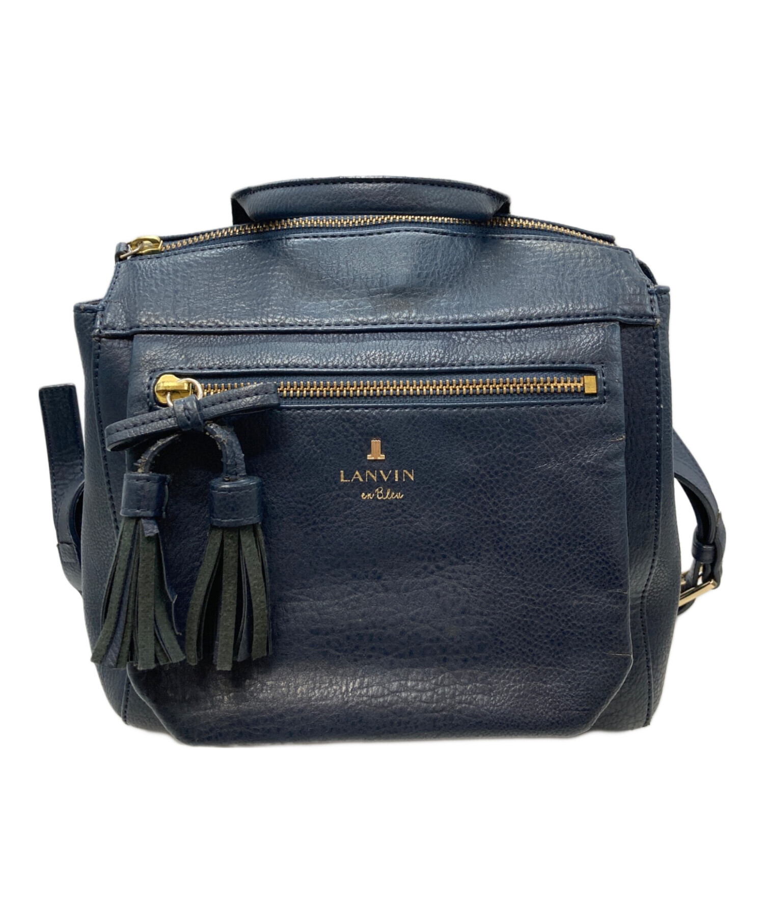 中古・古着通販】LANVIN (ランバン) リュック ネイビー｜ブランド