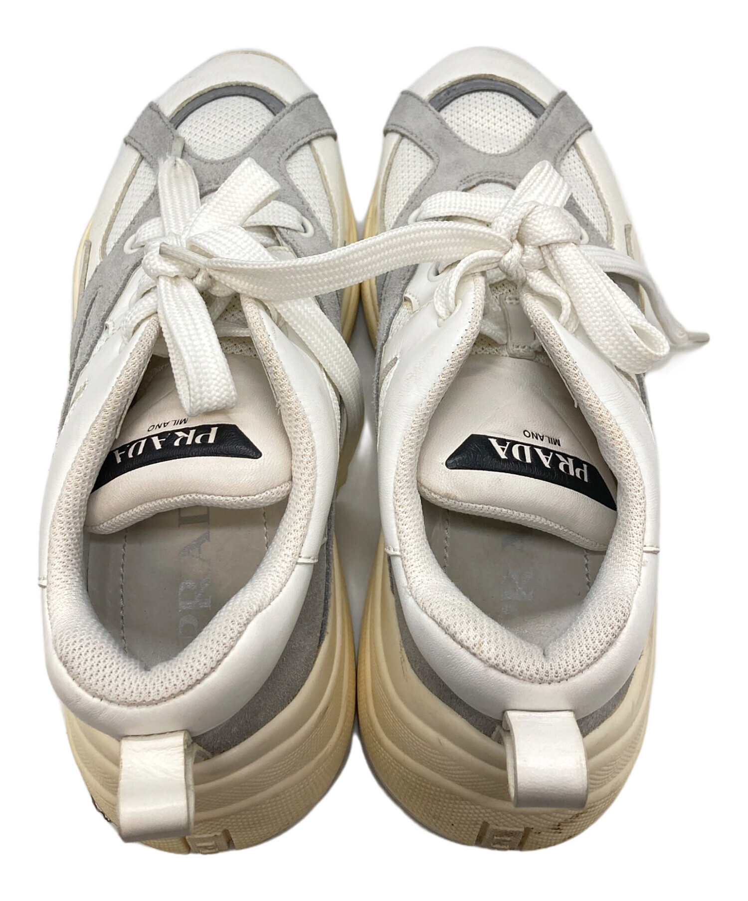 中古・古着通販】PRADA (プラダ) Chunky Trainer Sneakers ホワイト