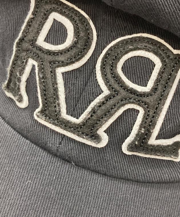 中古・古着通販】RRL (ダブルアールエル) ロゴキャップ ブラック