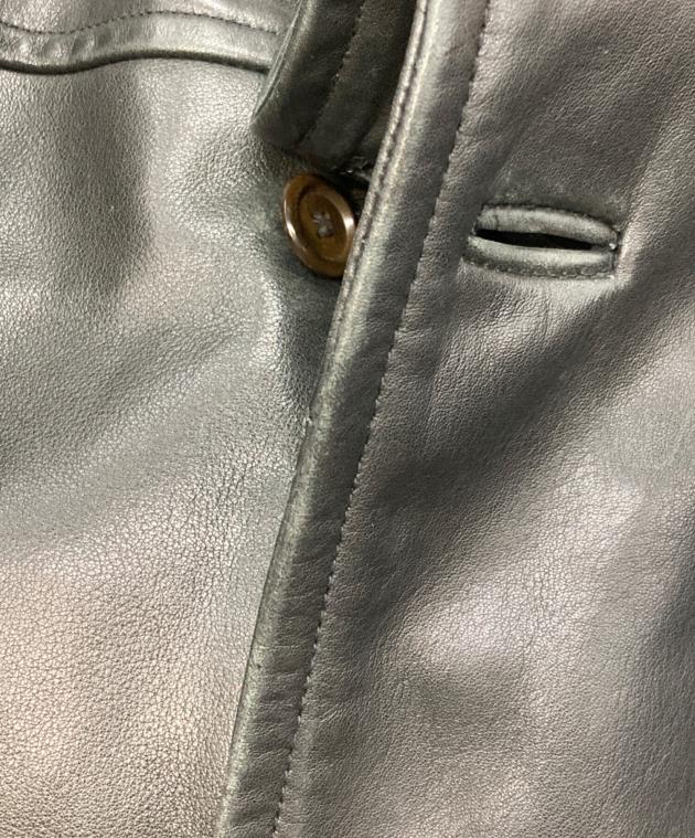 中古・古着通販】OLD GAP (オールドギャップ) レザーカーコート