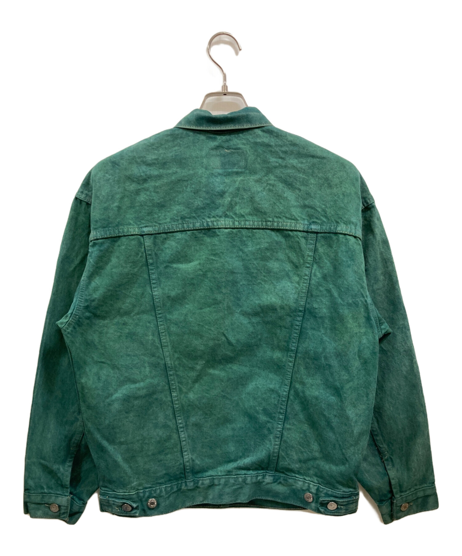 Levi’s リーバイス　デニムジャケット　緑 中古・古着通販】LEVI'S (リーバイス) デニムジャケット グリーン