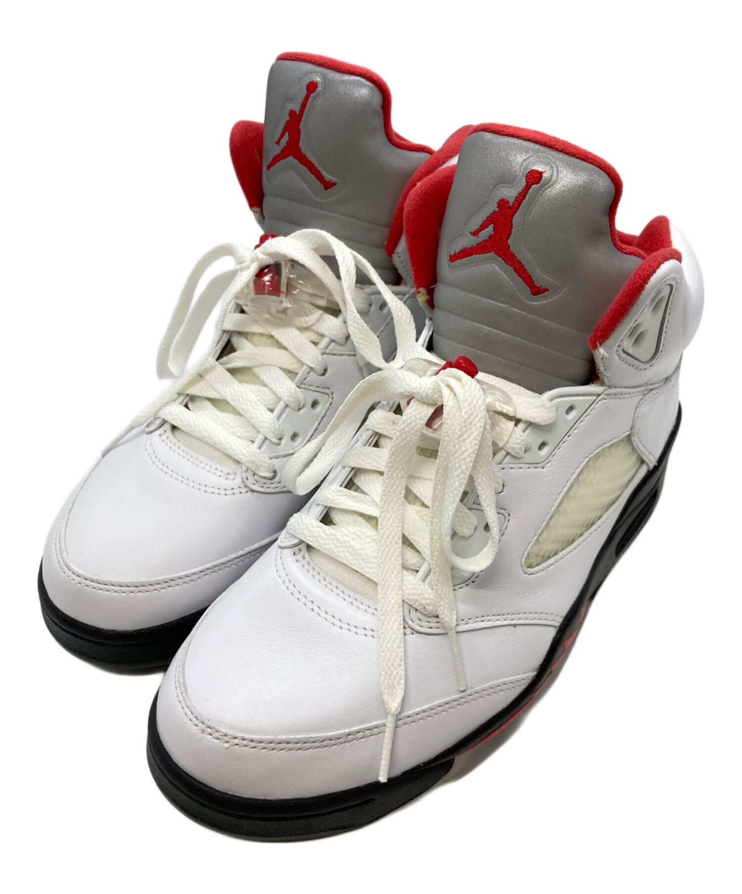 靴 Nike Air Jordan 5Retro\"Fire Red\" (2020) Jordan 5 Retro Fire Red Silver Tongue (2020) (PS) |… | Sneaker Squad