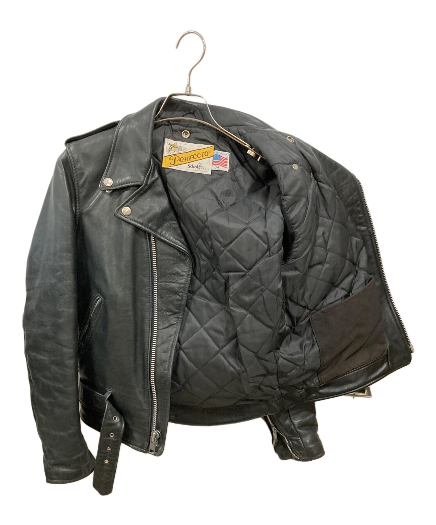 中古・古着通販】Schott (ショット) ダブルライダースジャケット