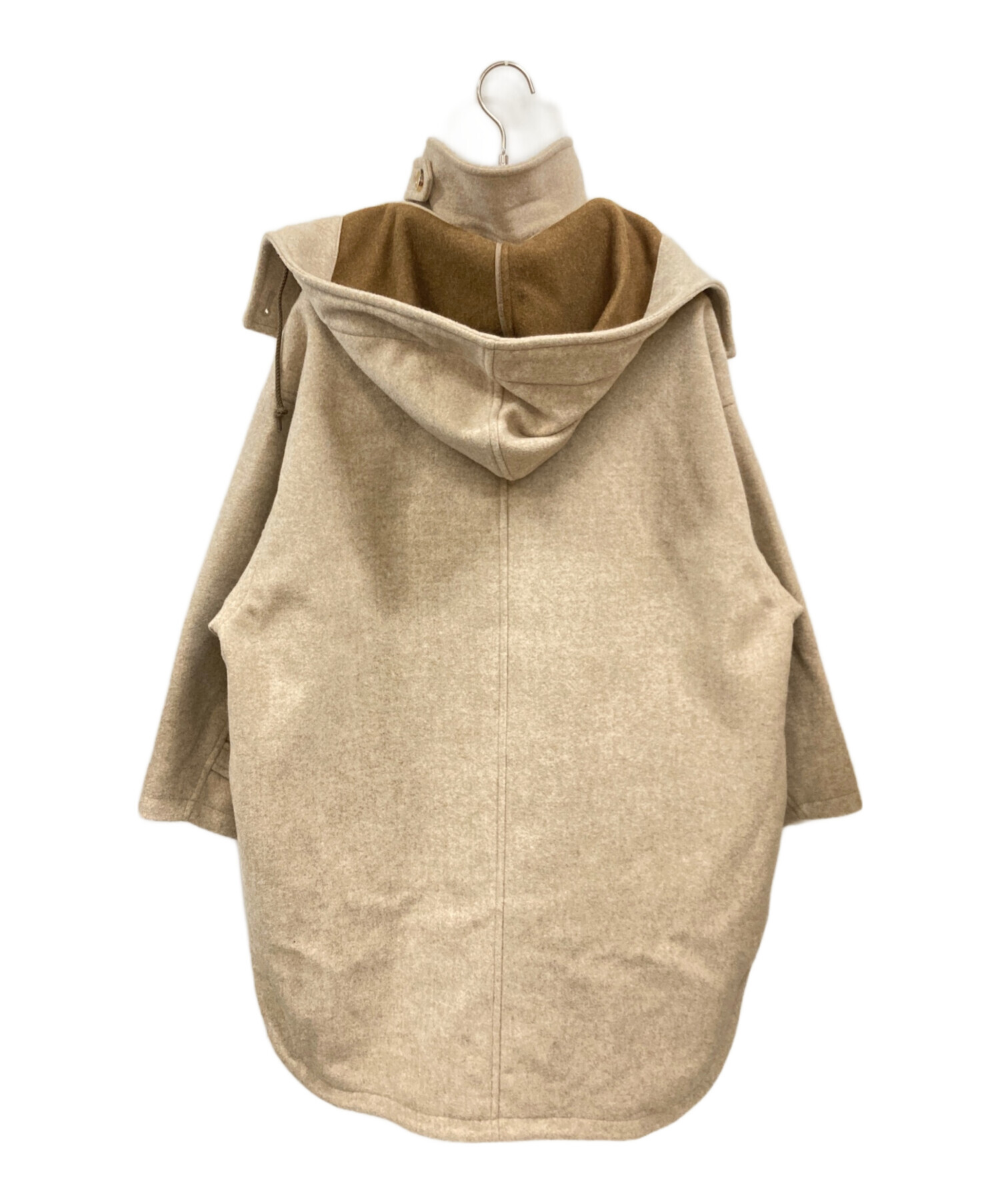 BEAMS BOY / ポリエステル メルトン デタッチ フード コート-【新品 