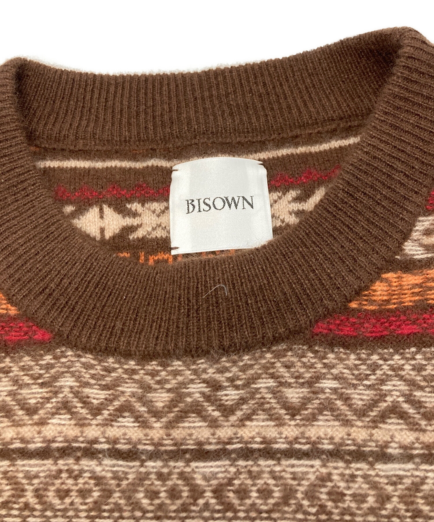 中古・古着通販】BISOWN (ビソウン) 25AW CASHMERE FAIRILE MIDDLEVEST 
