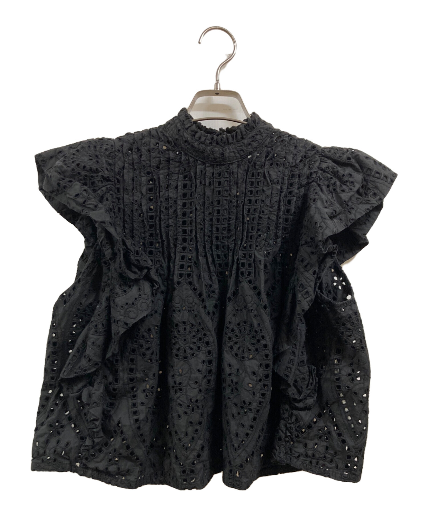 GANNI ガニー カットワークレーストップス GANNI ガニー カットワーク 