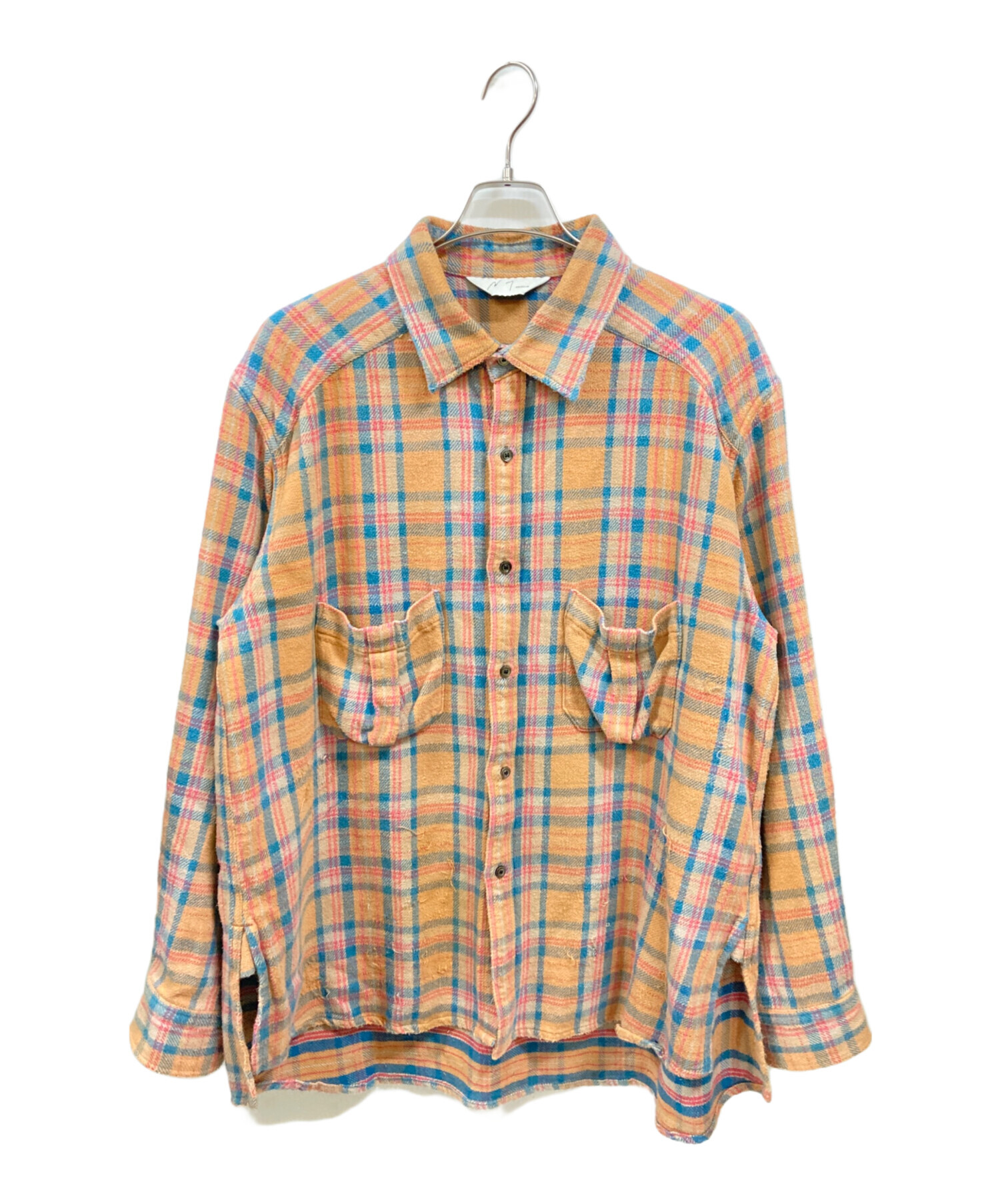 中古・古着通販】ANCELLM (アンセルム) 25AW NEL CHECK OVER WORK