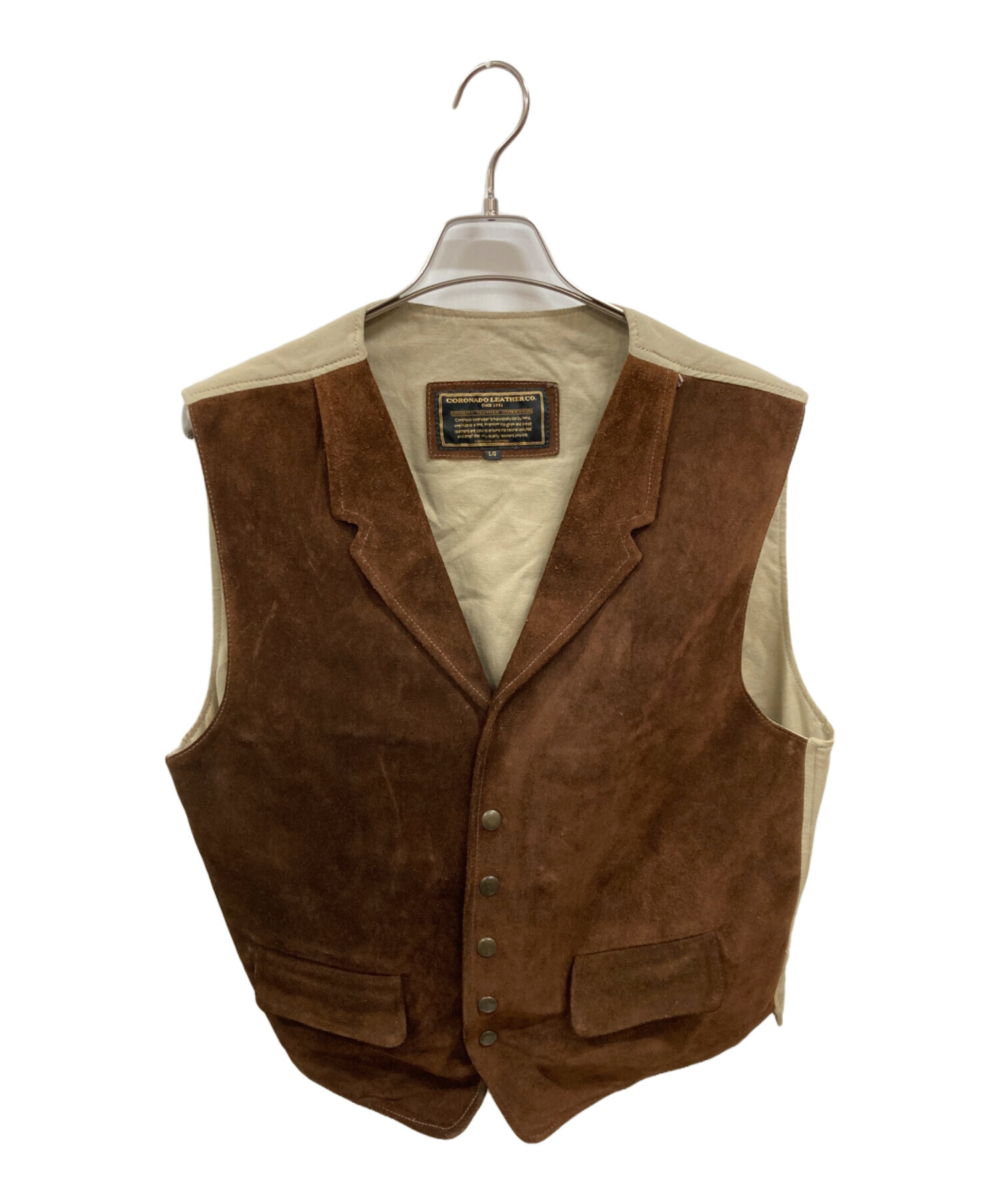 中古・古着通販】CORONADO LEATHER CO (コロナド・レザー) 切替