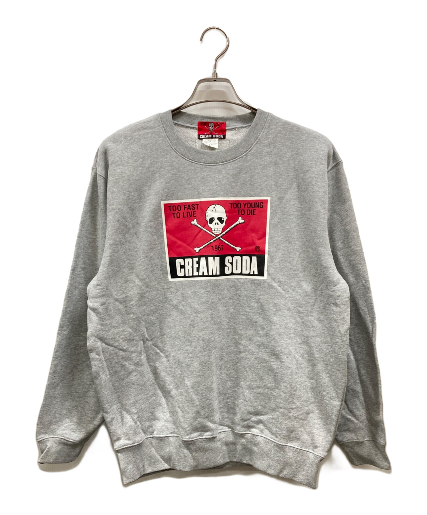 中古・古着通販】CREAM SODA (クリームソーダ) スウェット グレー