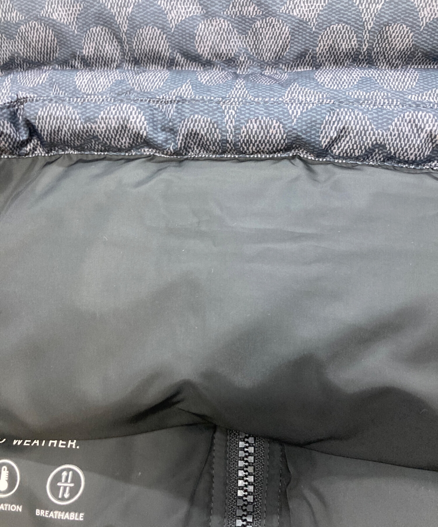 中古・古着通販】COACH (コーチ) シグネチャー ダウン ベスト ブラック 